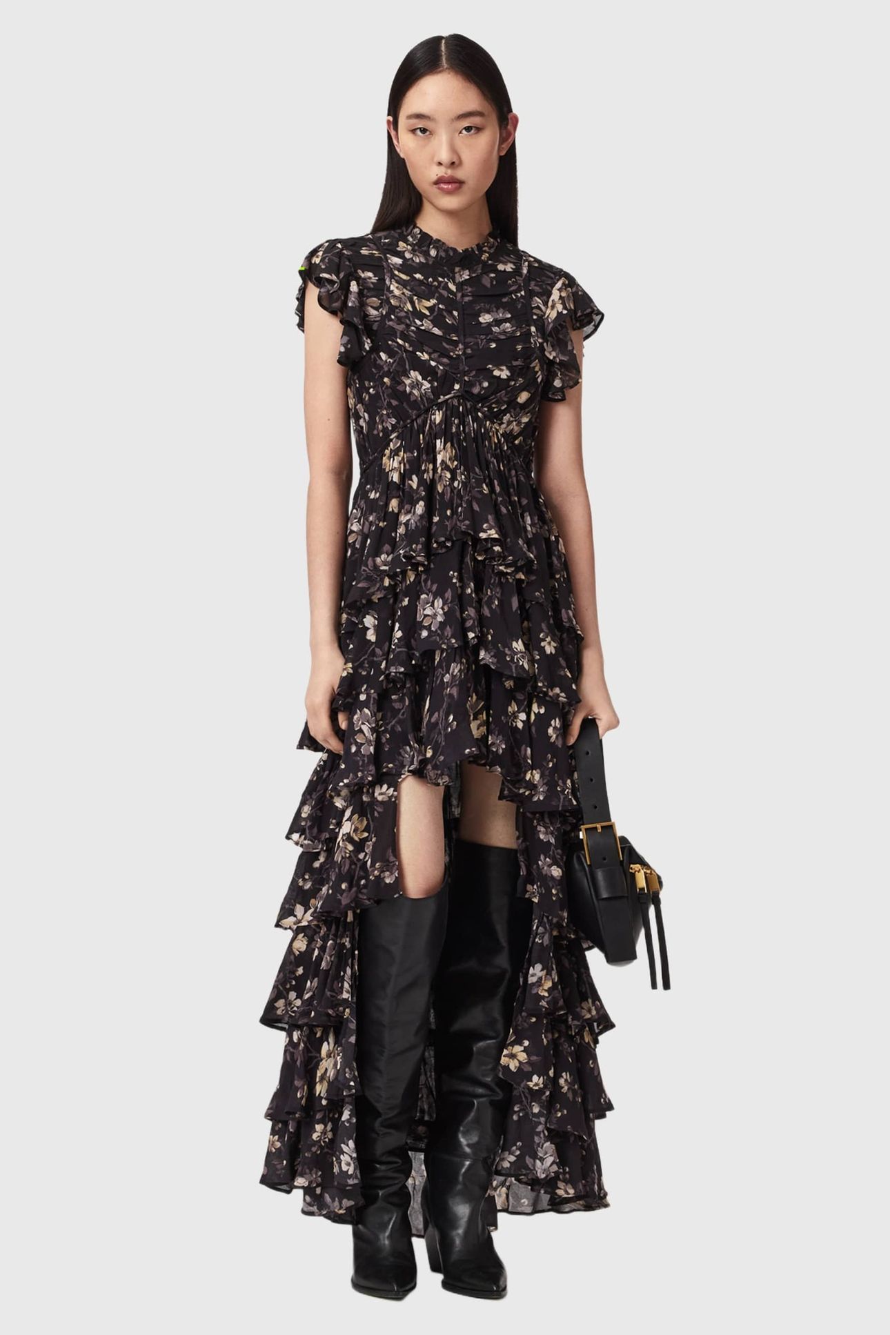 SHAELA DRESS VINE BLACK 2