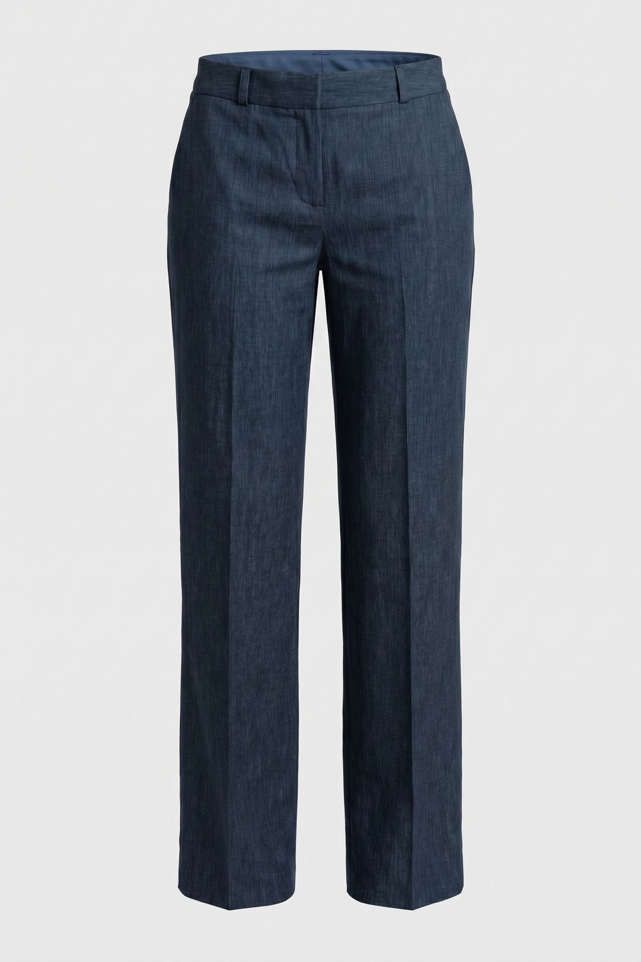 FRONT TROUSERS LINEN BLUE 3
