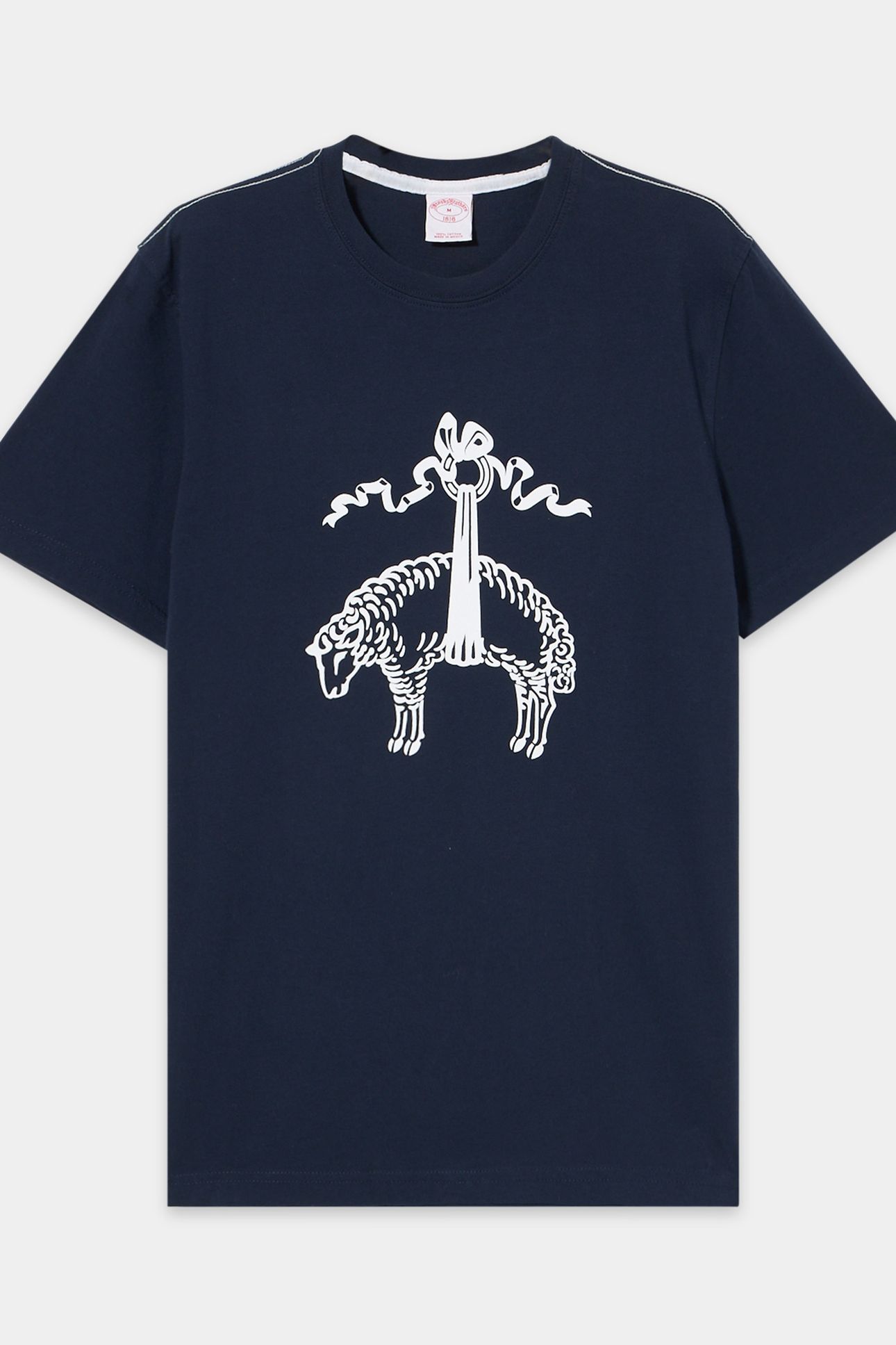 COTTON T-SHIRT OPEN BLUE 3