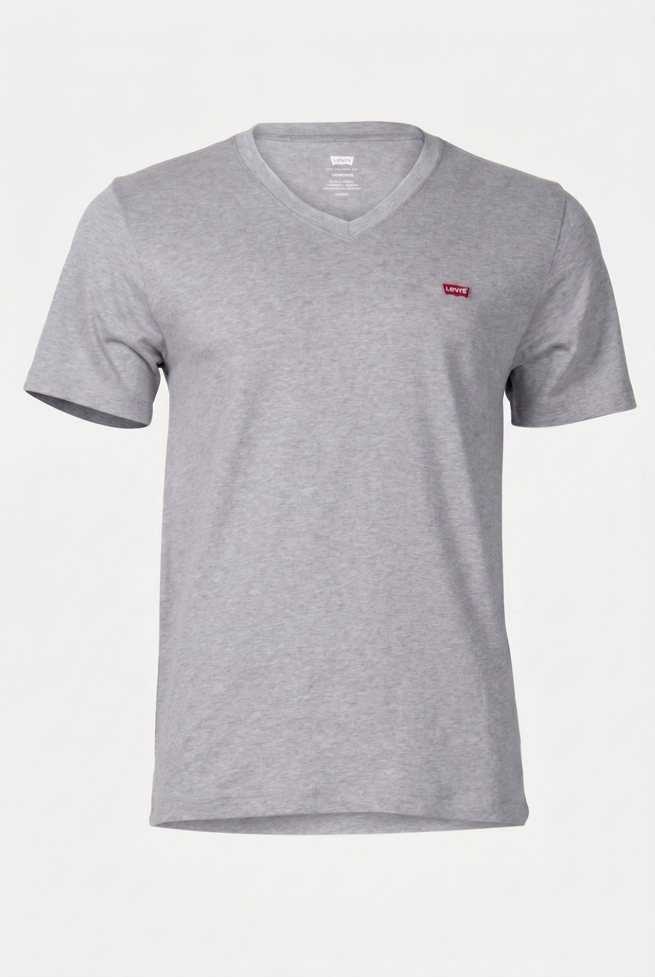 LSECLASSIC HM V NECK TEE MID TONE HEATHER GREY PK 3