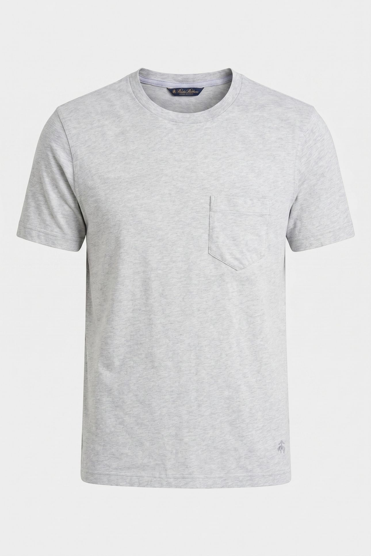 SUPIMA CREWNECK COTTON T-SHIRT GREY 6