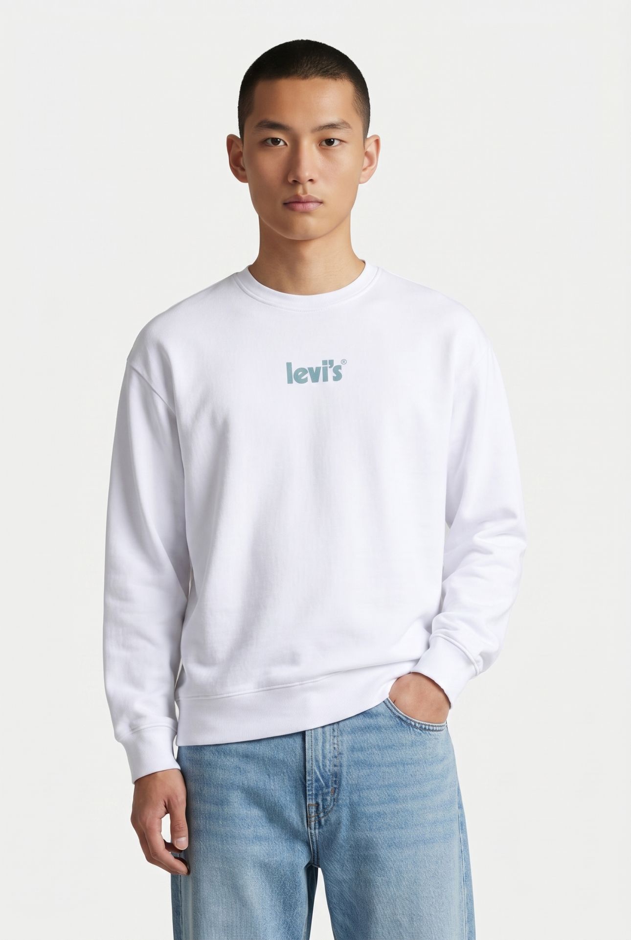 RELAXED T2 GRAPHIC LEVIS POSTER FILLED WHITE 1