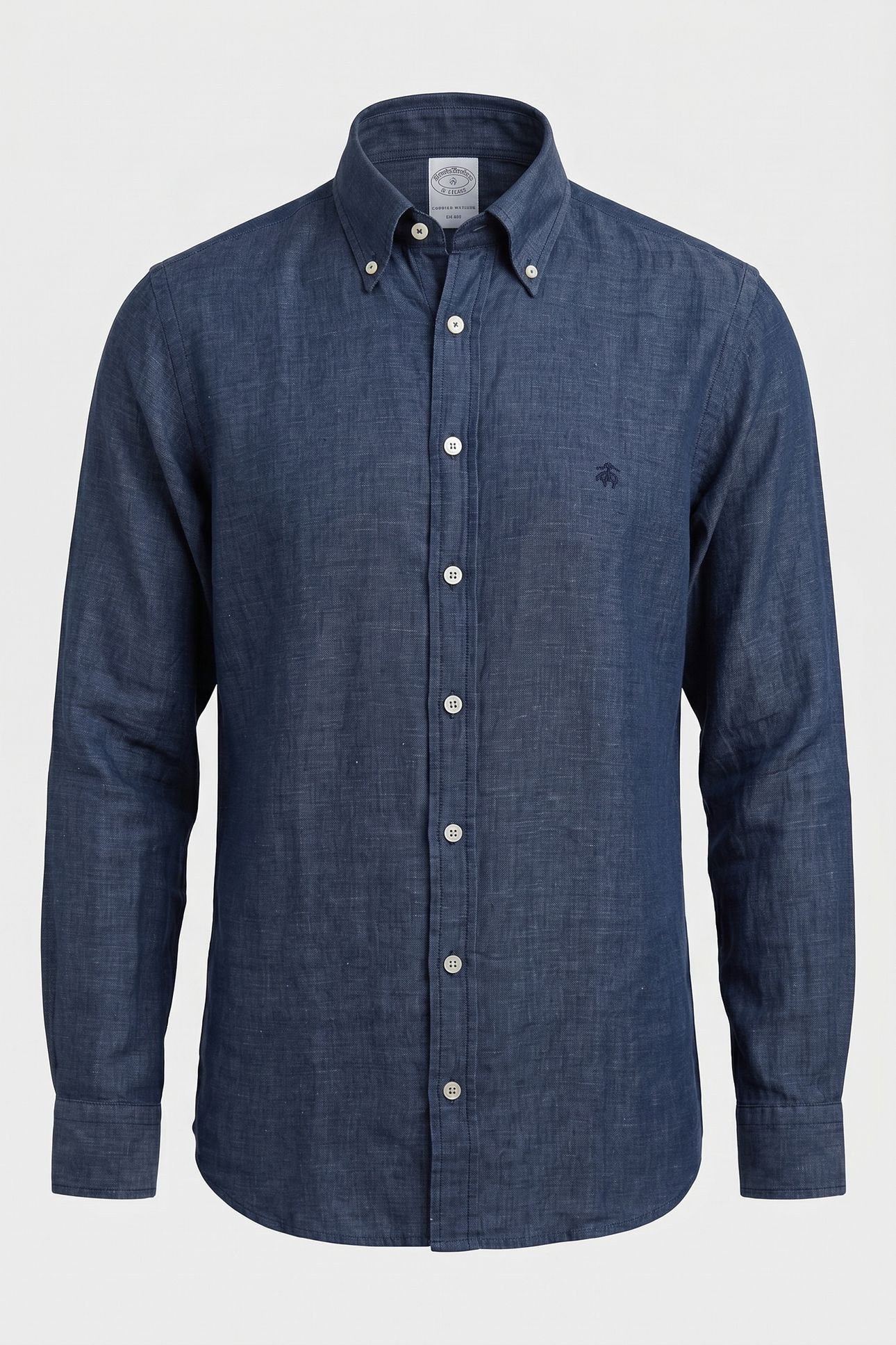 BUTTON-DOWN SHIRT LINEN DENIM 5