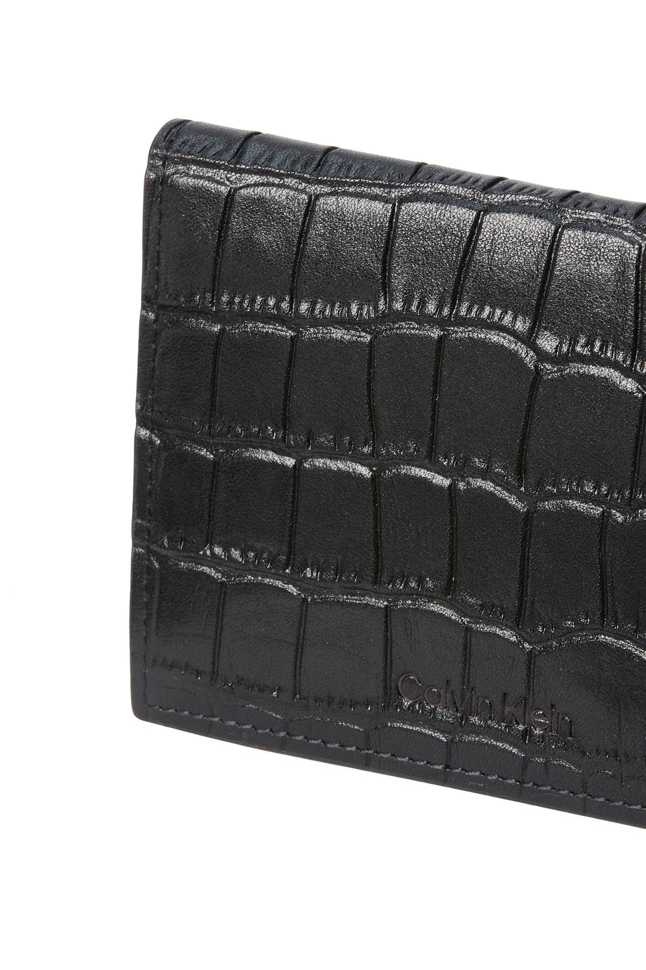 CROC EMBOSSED CARDHOLDER BLACK 4