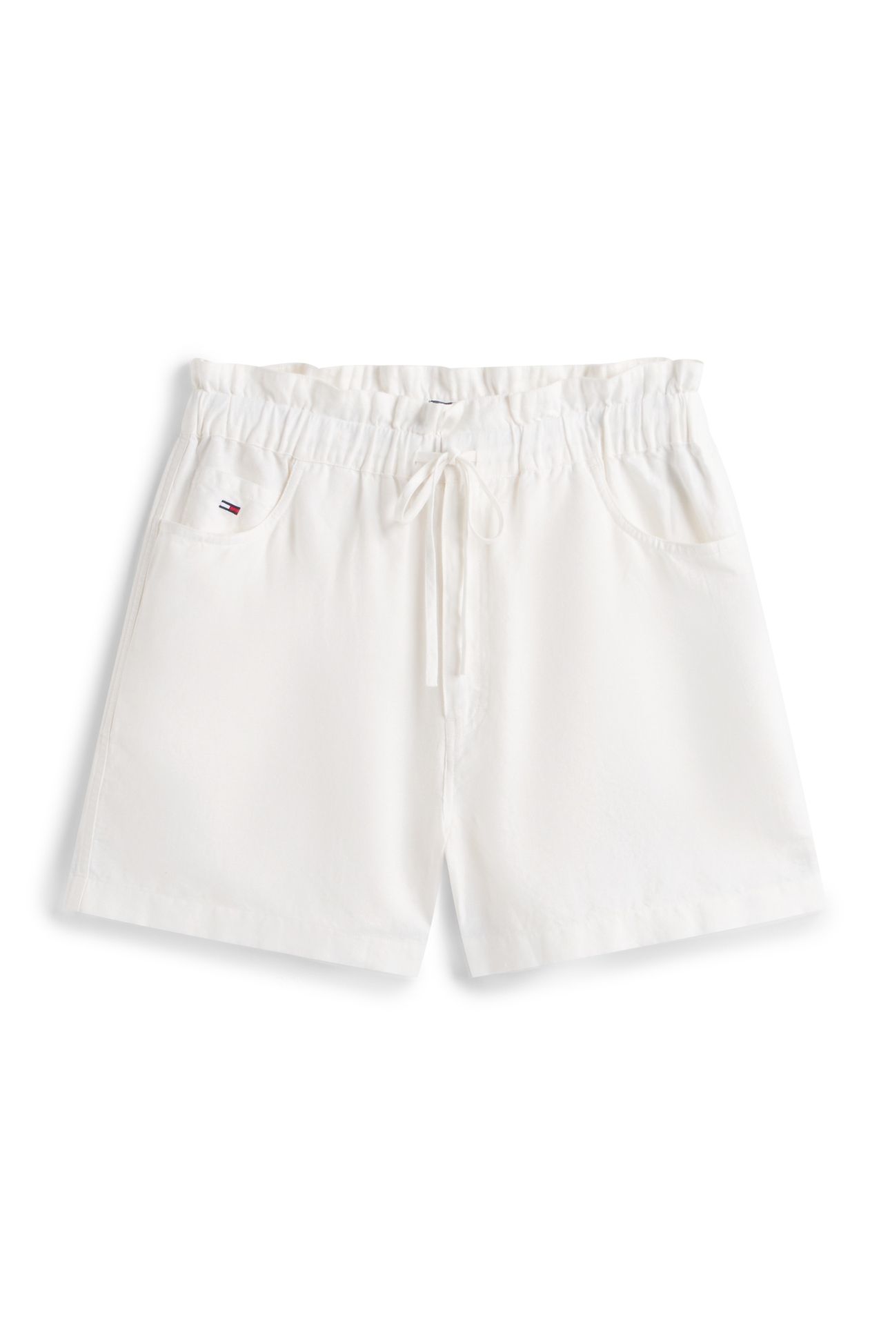 TJW ESSENTIAL LINEN SHORTS ECRU 4