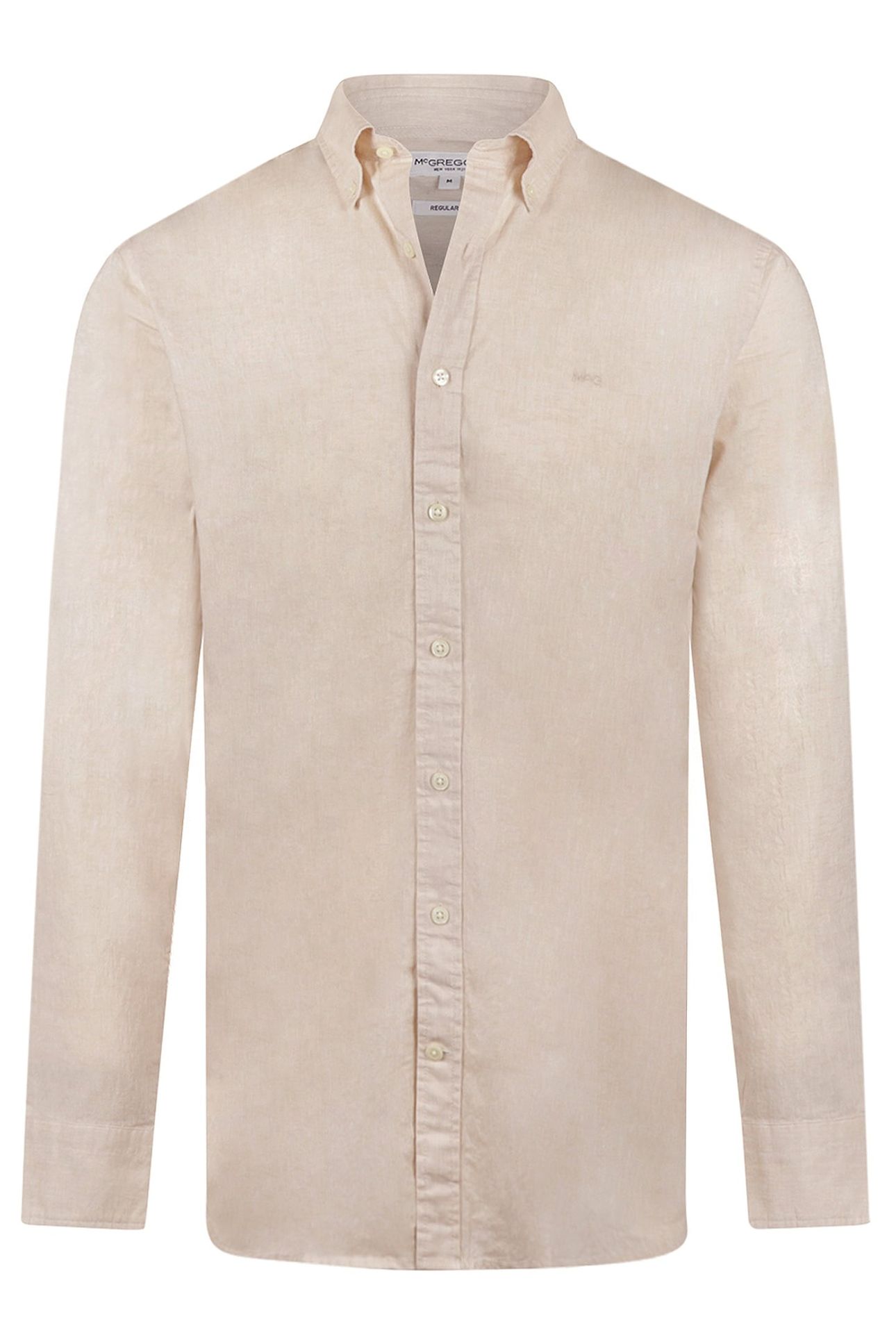 COTTON/LINNEN SHIRT LIGHT YELLOW 1