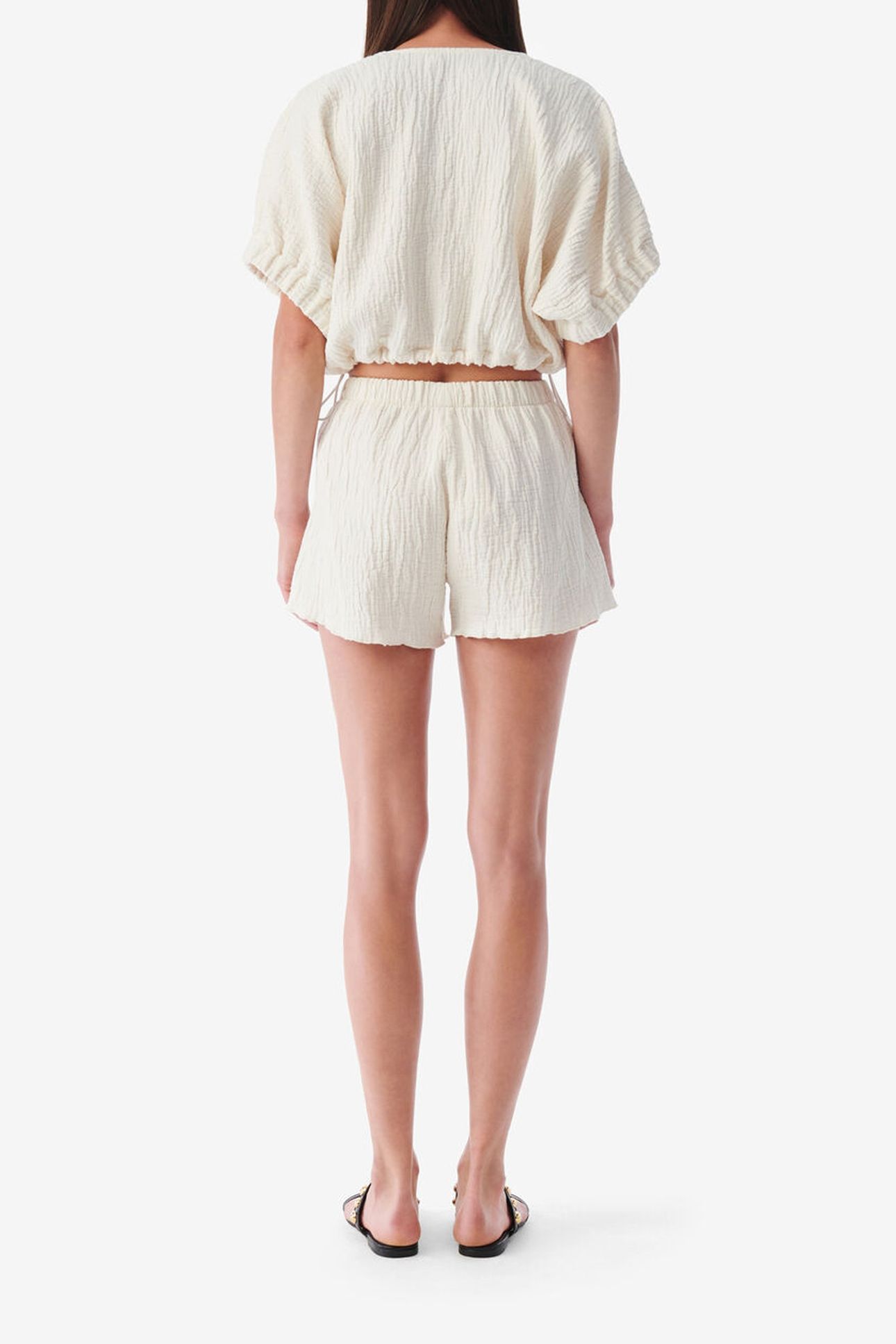 HORONI SHORT ECRU 2