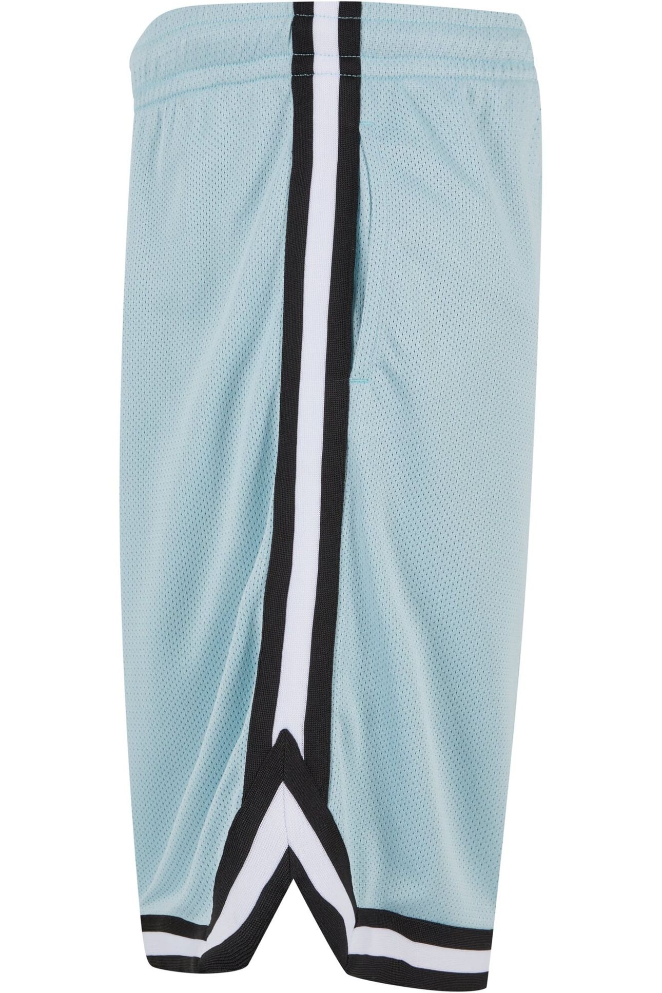 STRIPES MESH SHORTS OCEANBLUE/BLACK/WHITE 3