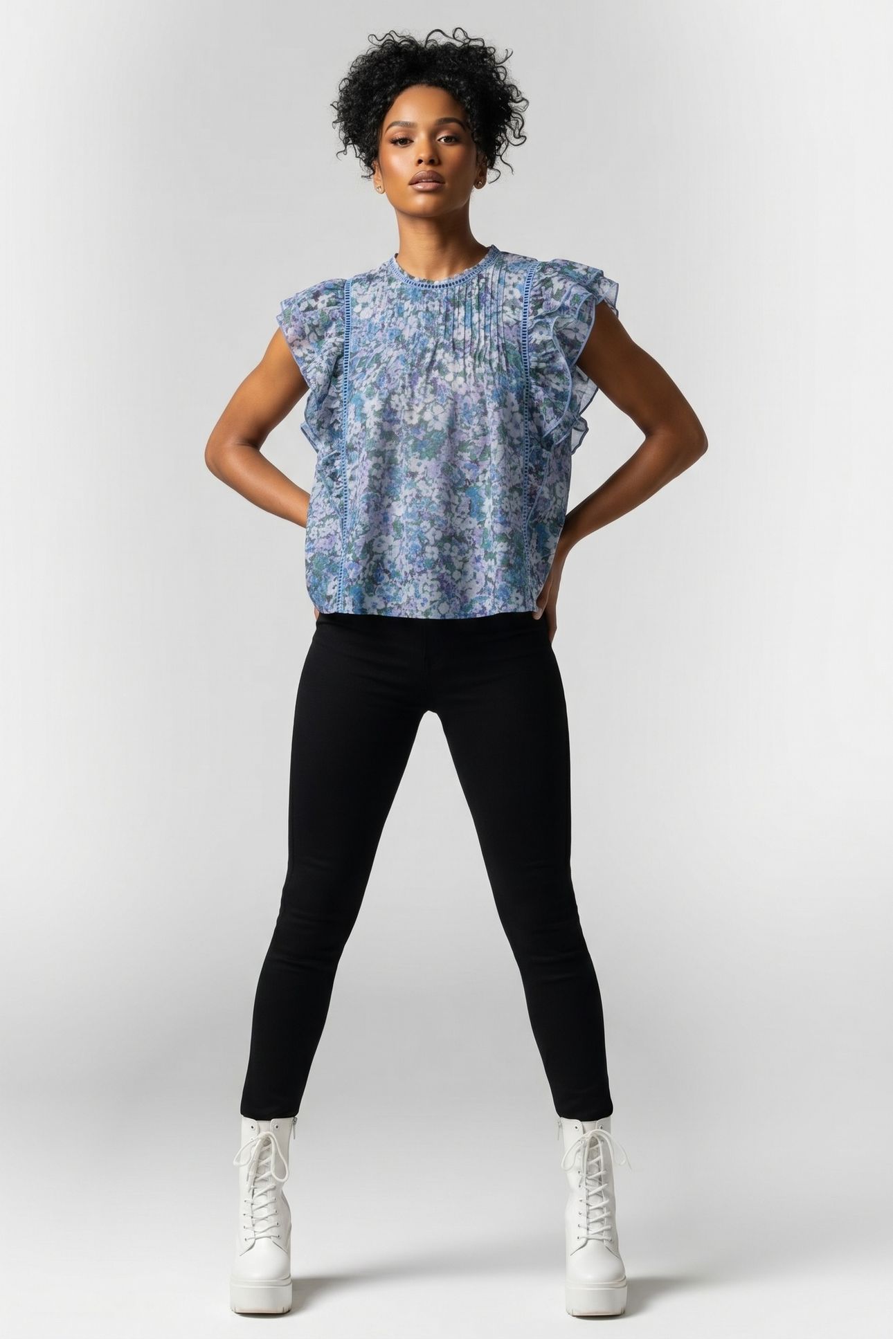 DOUHA TOP BLUE 1