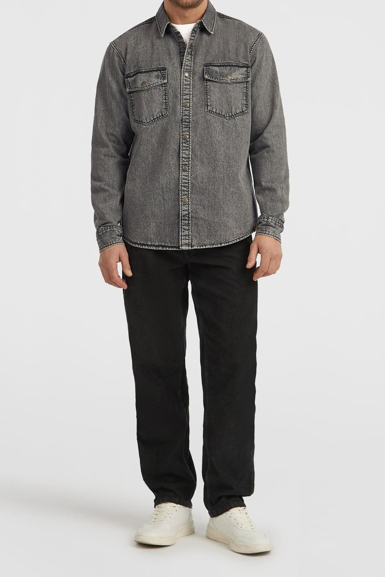 O'RIGINALS DENIM SHIRT BLACK OUT 1