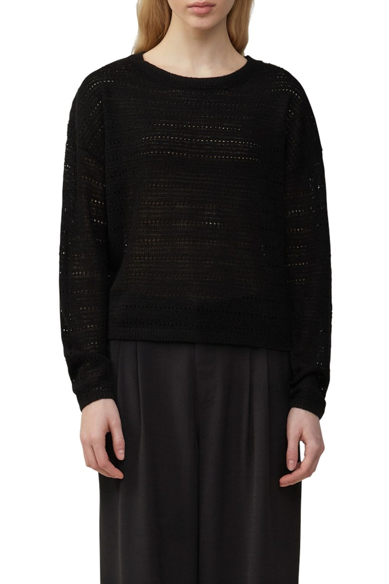 S.OLIVER-QS PULLOVER BLACK 1