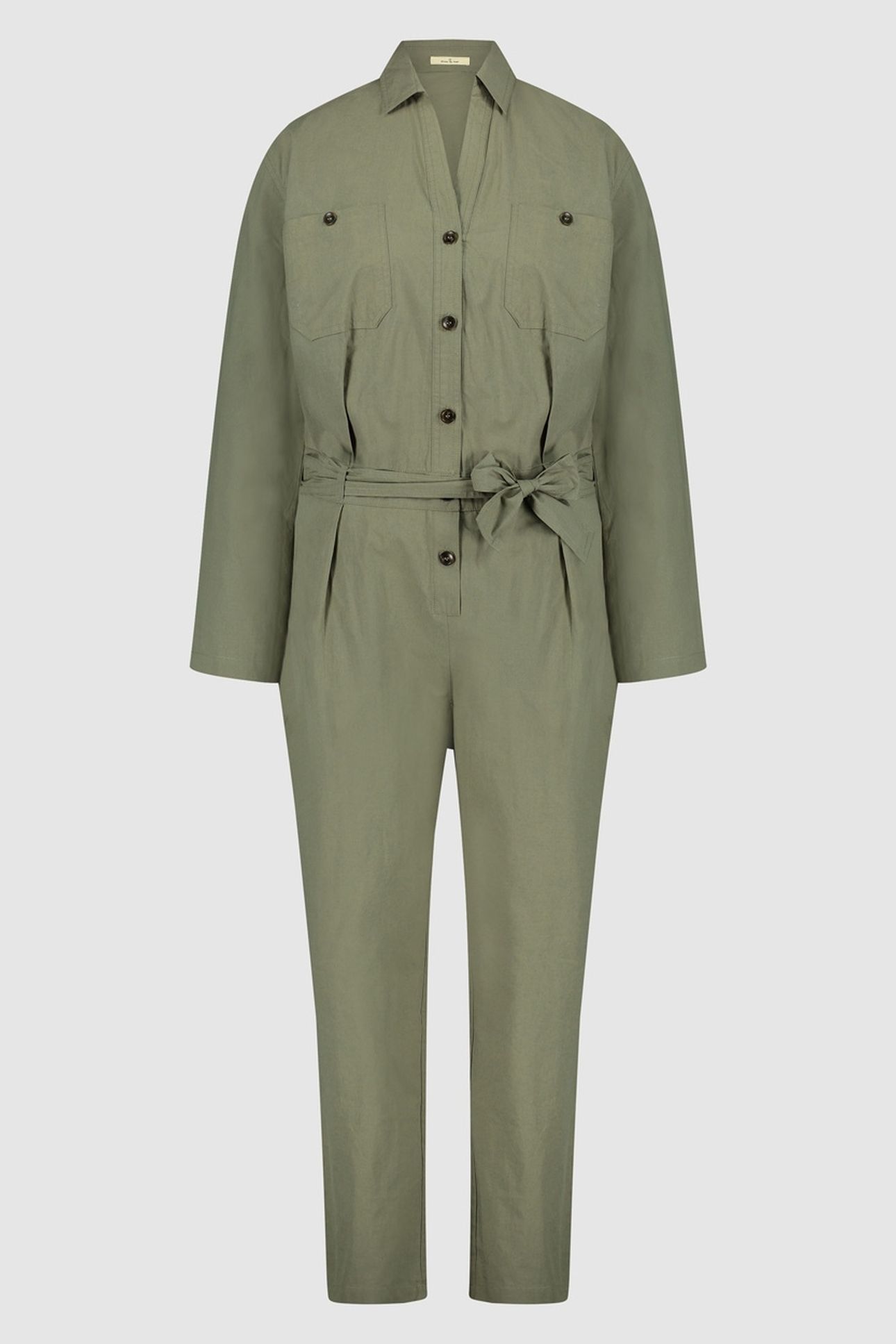 VIANNE JUMPSUIT HUSK GREEN 1