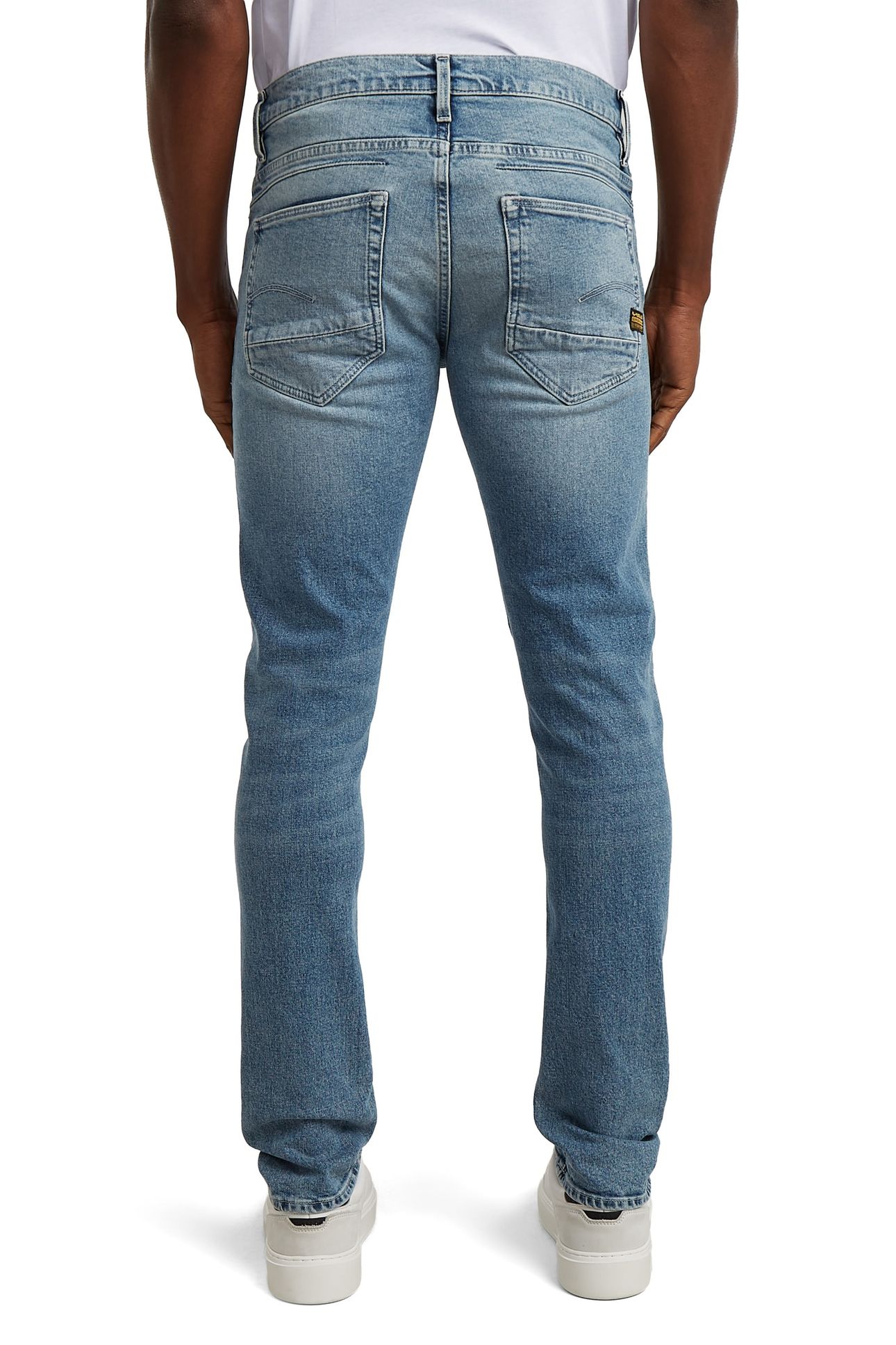 D-STAQ 5-POCKET SLIM MEDIUM BLUE 4