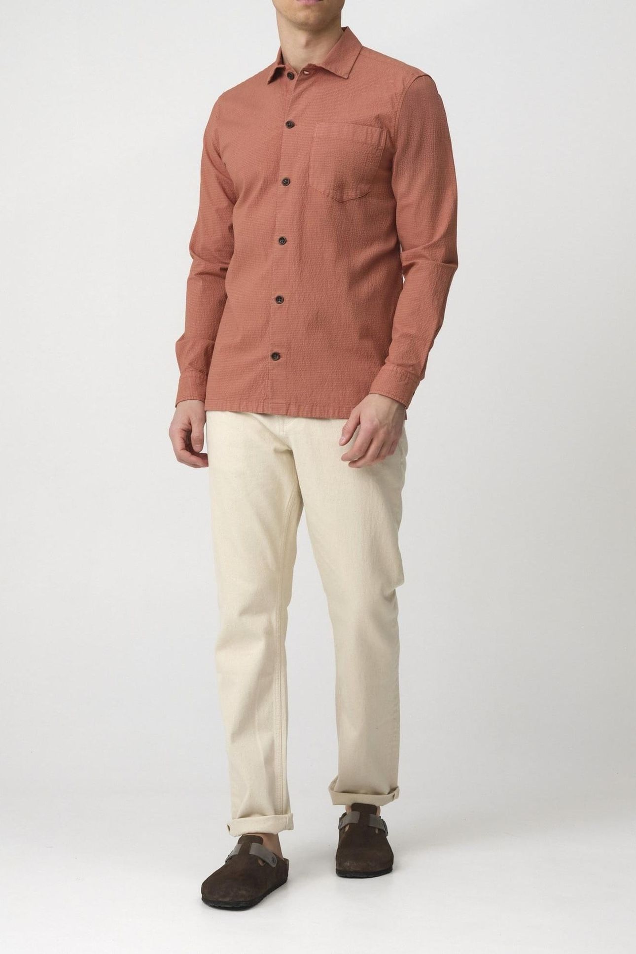 CASUAL SHIRT LM BROWN 3