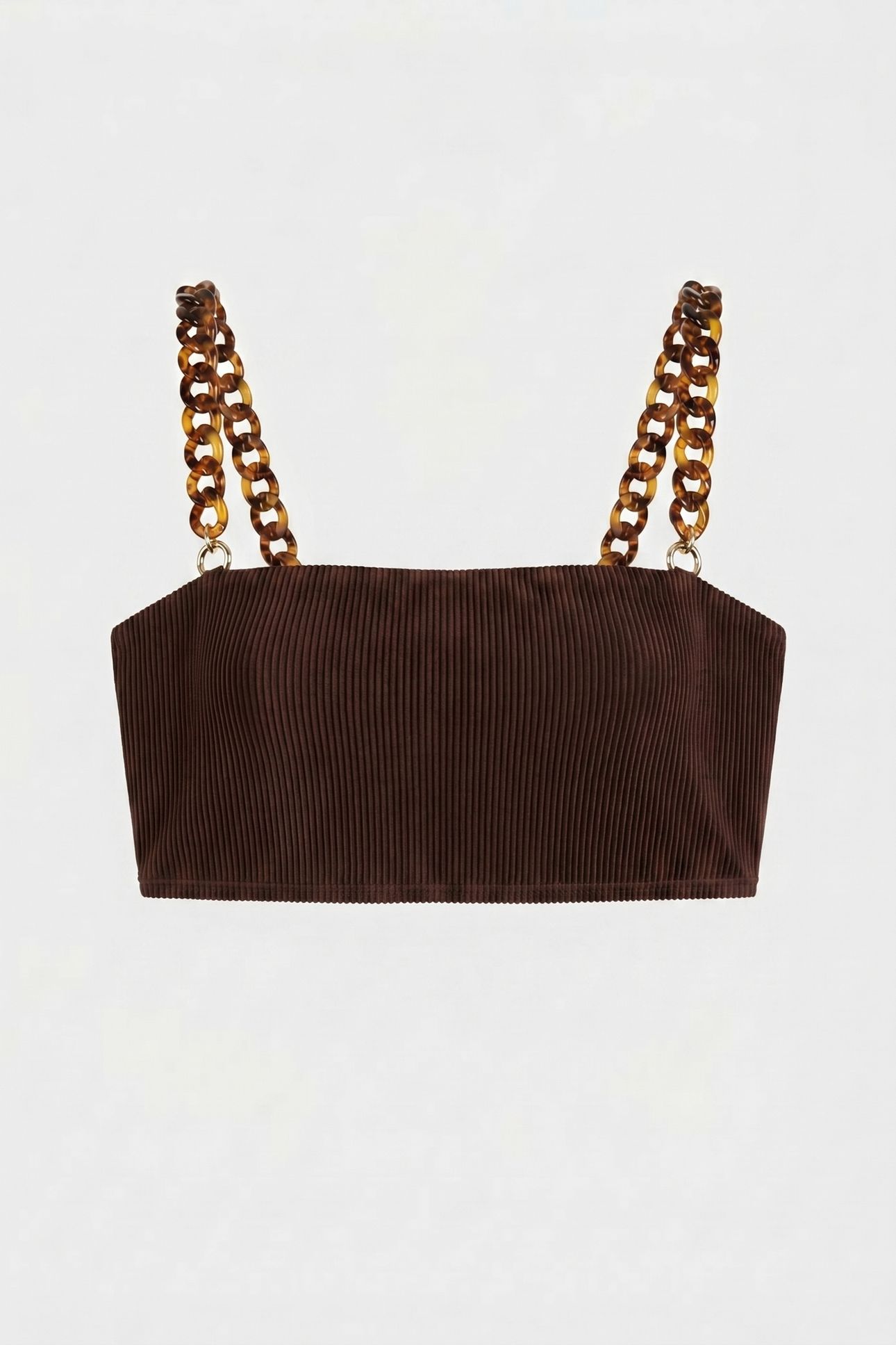 PEYTON TUBE TOP BROWN 3