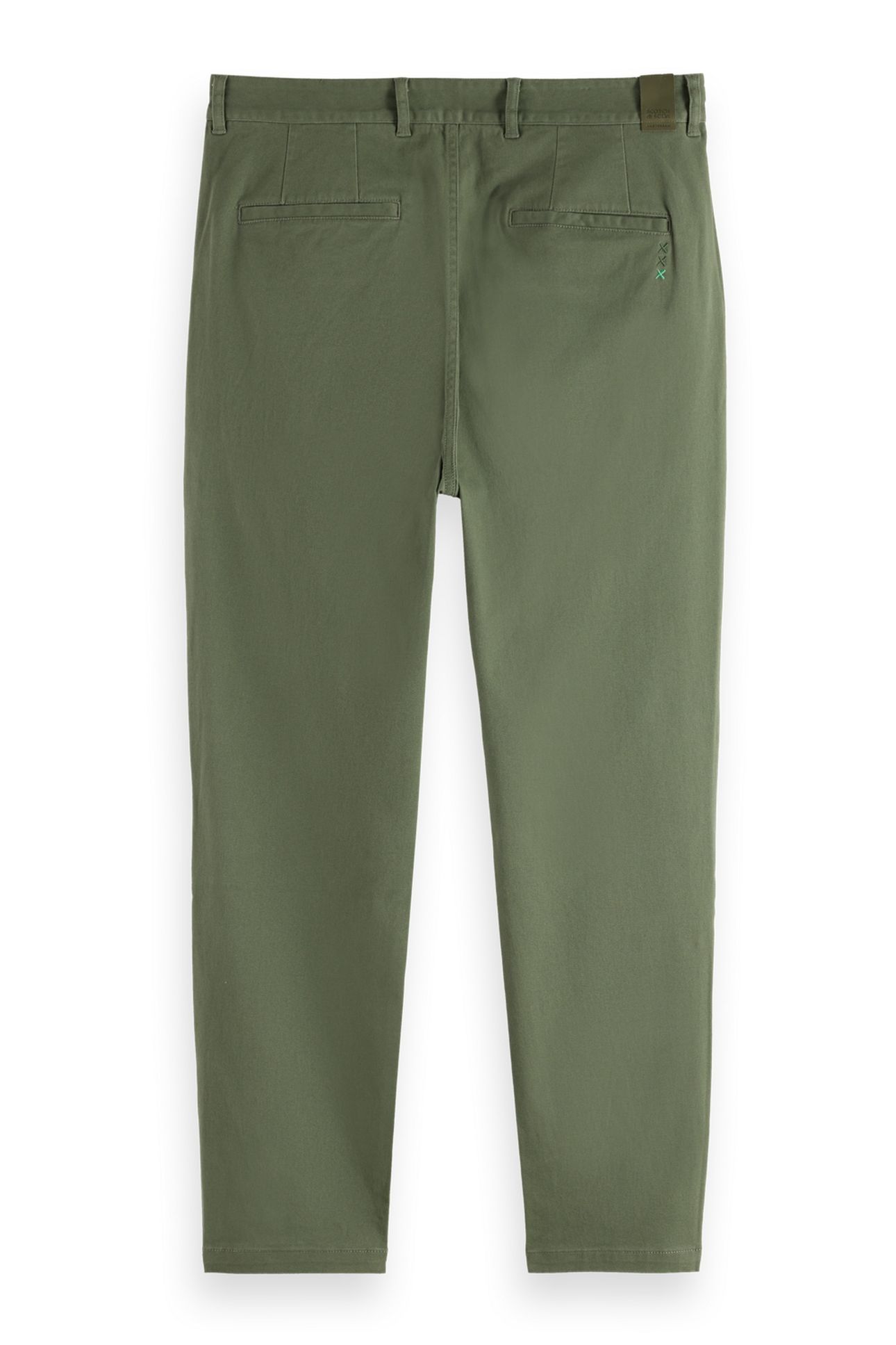 DRIFT - WASHED COTTON BLEND CHINO THYME 2