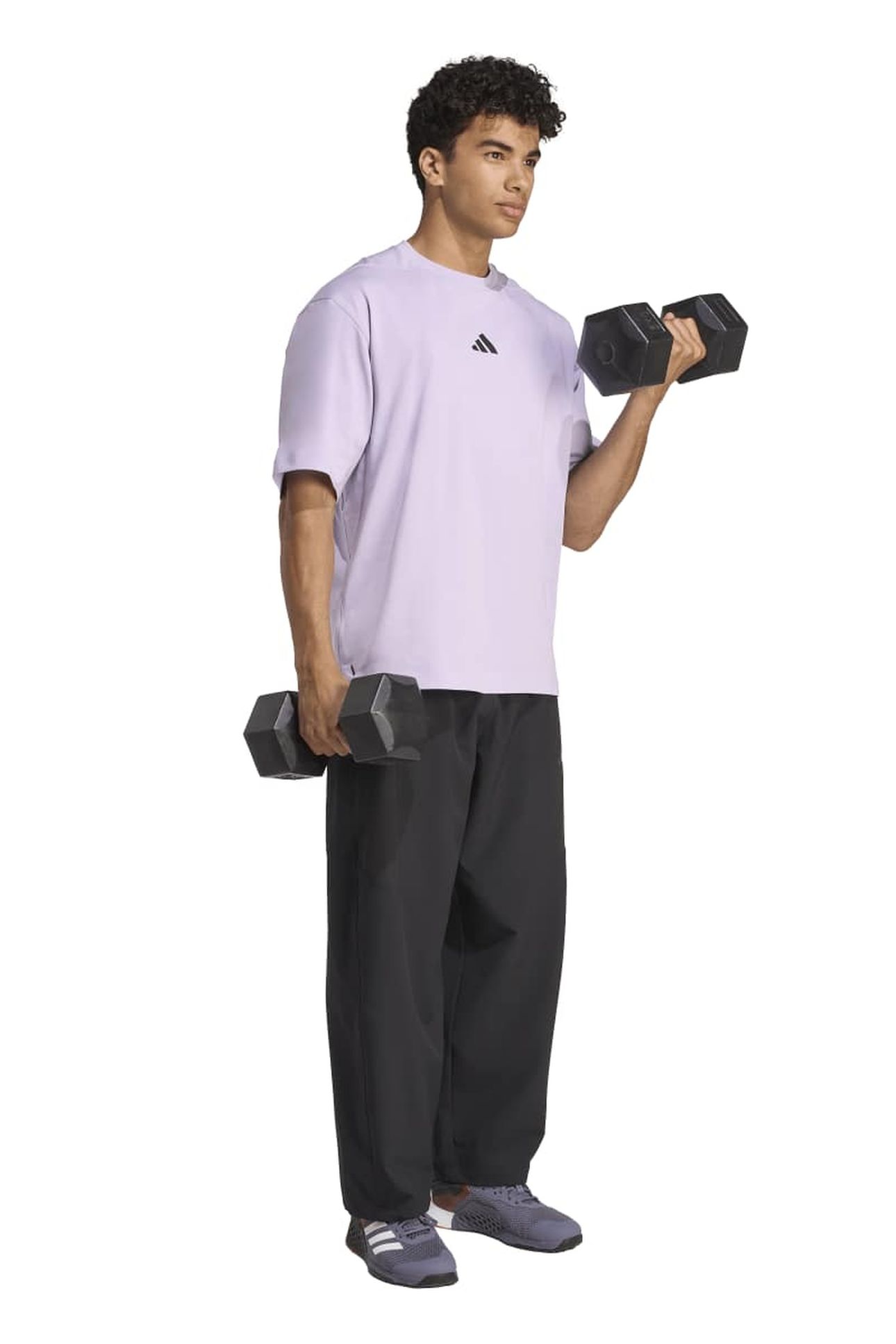 UNISEX PERFORMANCE PRIMELIFT WORKOUT OVERSIZE TEE POWDER PLU 2