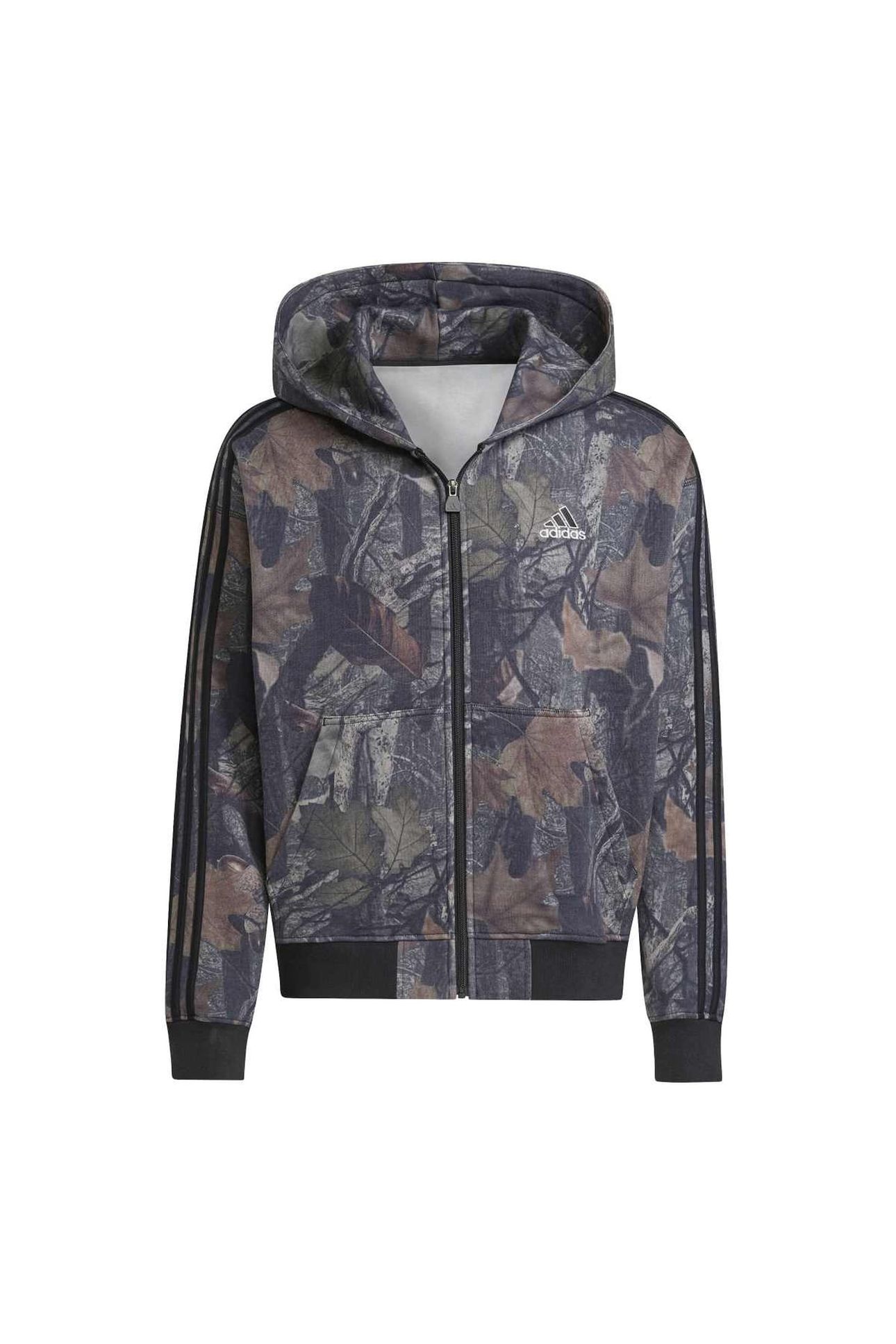 UNISEX ORIGINALS CAMO HOODED FULL-ZIP BLACK 4