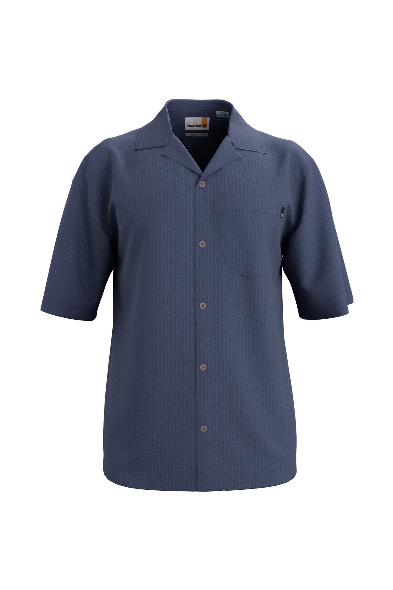 SS SEERSUCKER RESORT SHIRT DARK BLUE 1