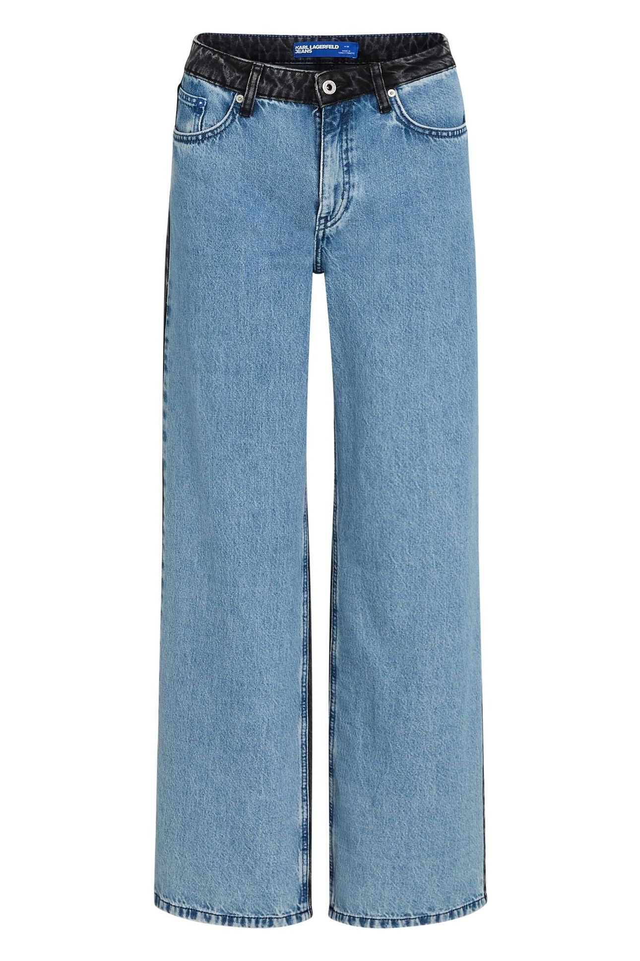 RELAXED BLOCK DENIM WASHED LIGHT BLUE BLACK 3