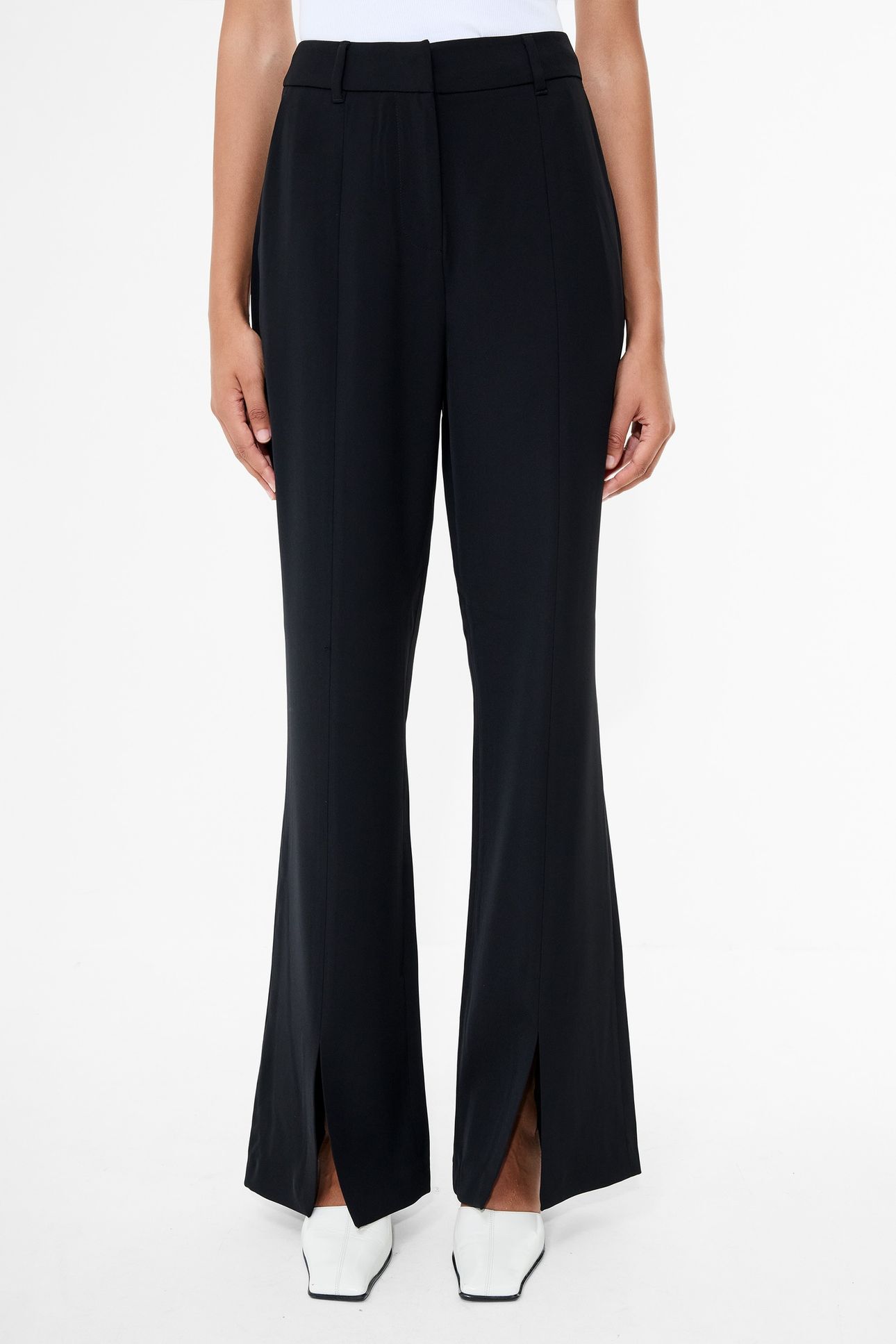 VINNIE TAILORED SLIT TROUSER BLACK 3