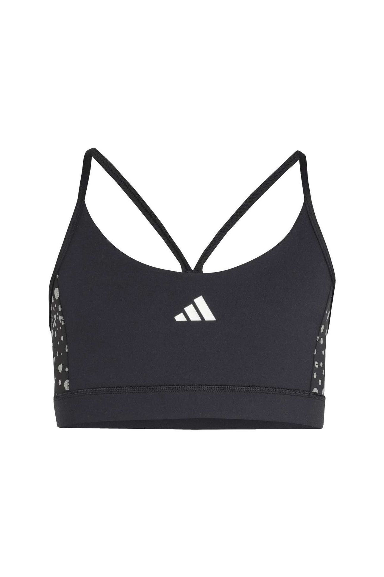 SPORTSWEAR TRAIN ESSENTIALS GLAM PRINT BRA BLACK 4