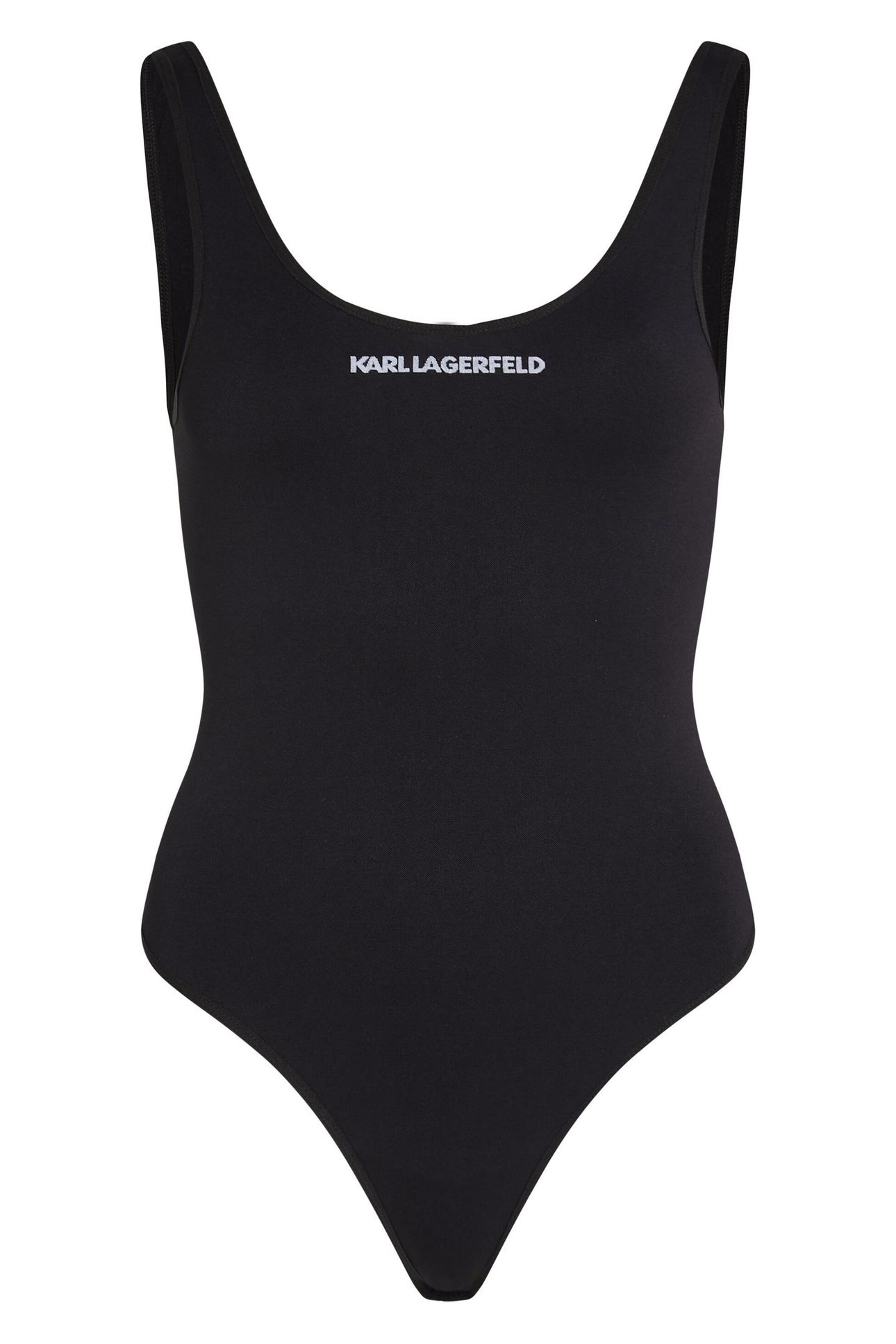 SEAMLESS LOGO HIGH LEG BODY BLACK 6