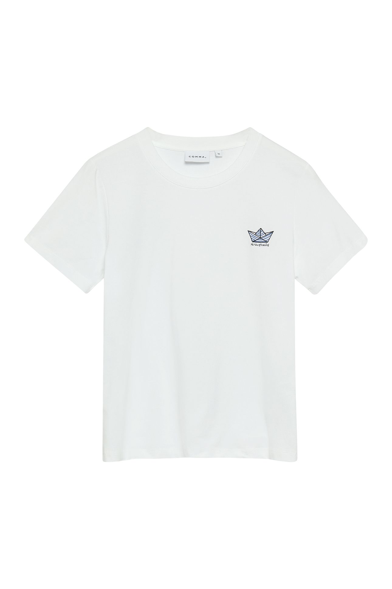 COMMA T-SHIRTS WHITE 3