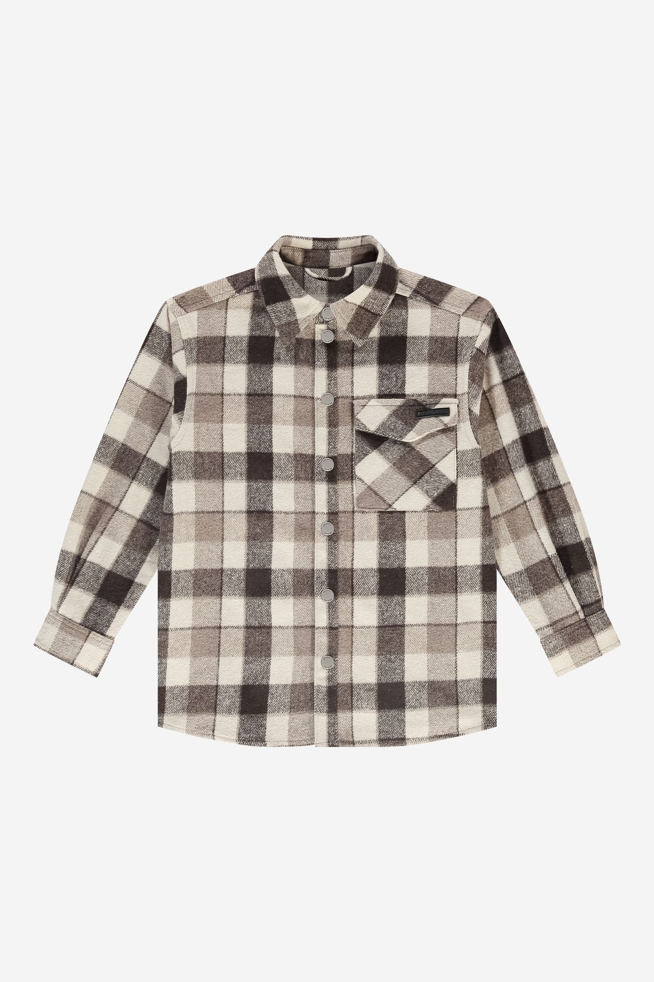 SQUARED OVERSHIRT CHOCOLATE 1