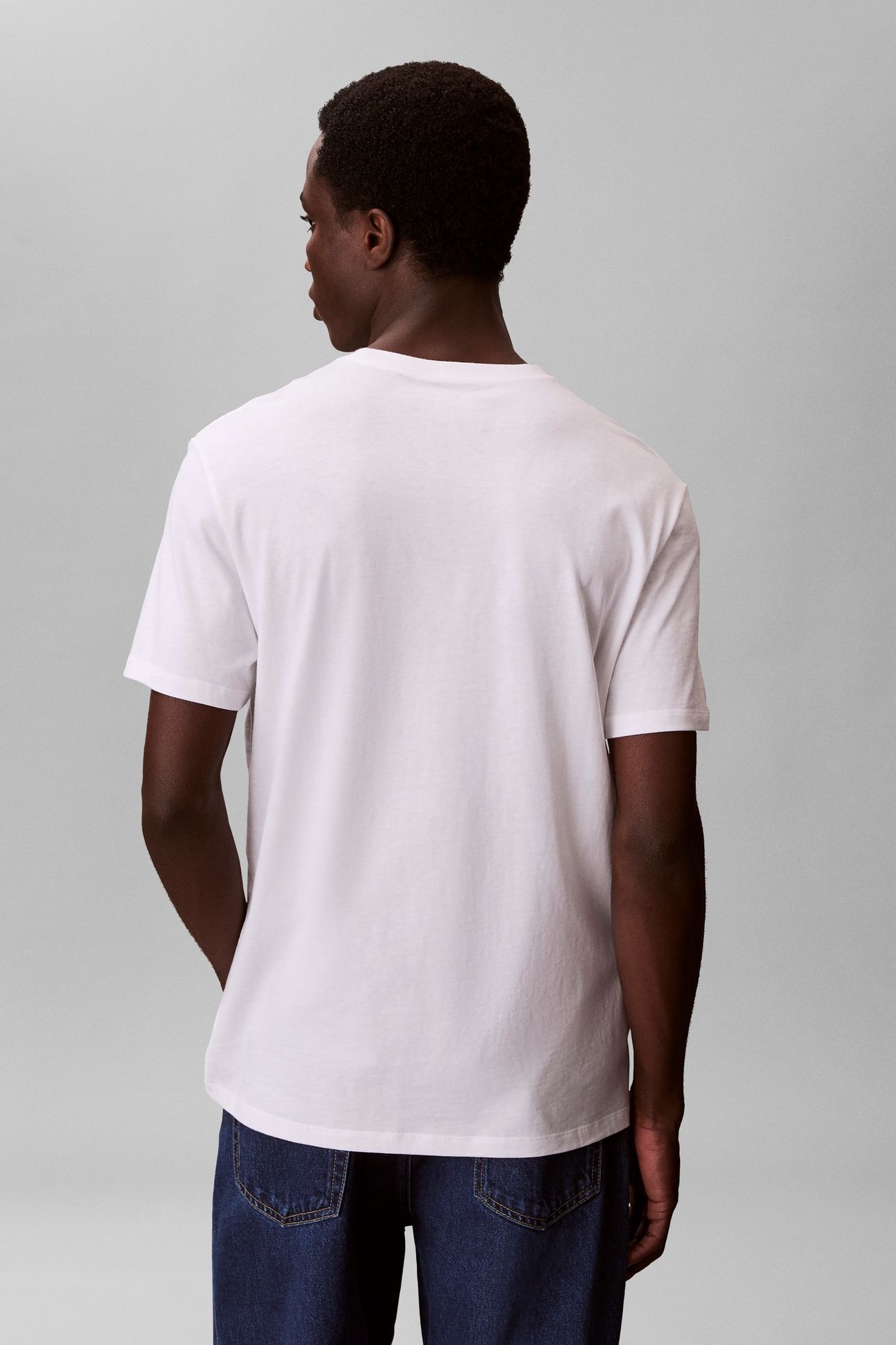 SS 30S DISTRESSED MONO TEE BRIGHT WHITE 3