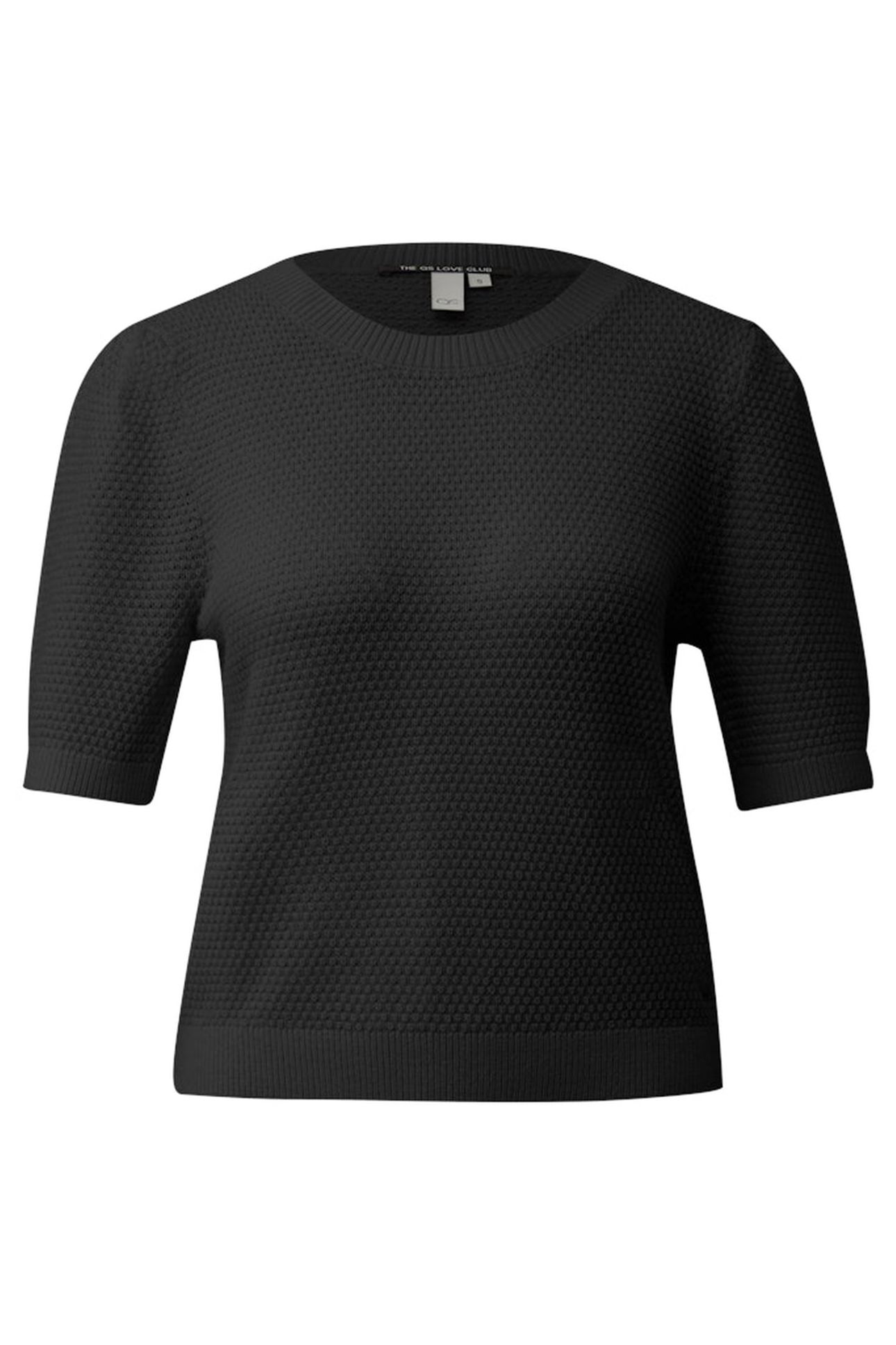 S.OLIVER-QS PULLOVER SHORTSLEEVE BLACK 8