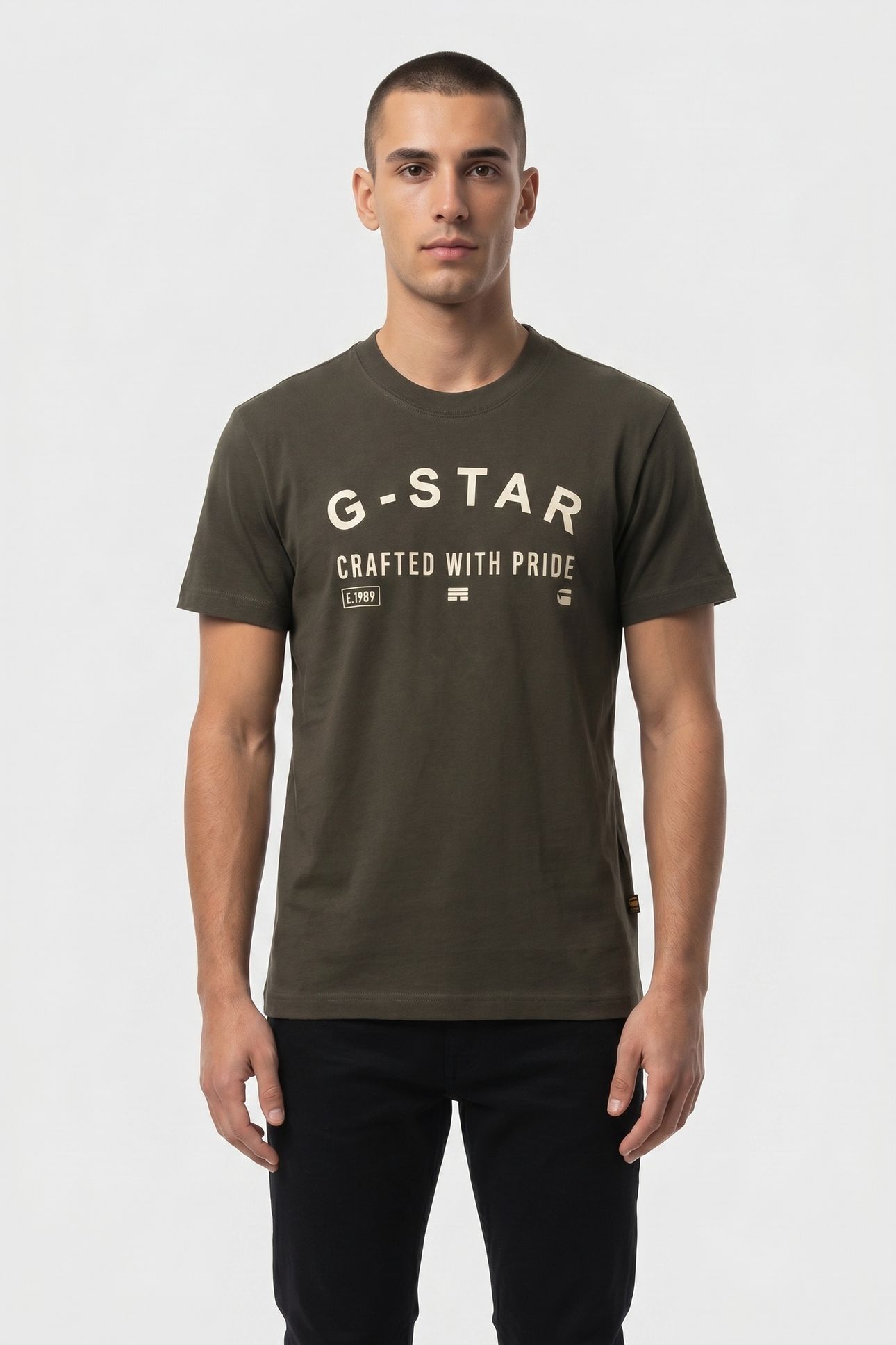 CHEST LOGO R T S\S GREY 1