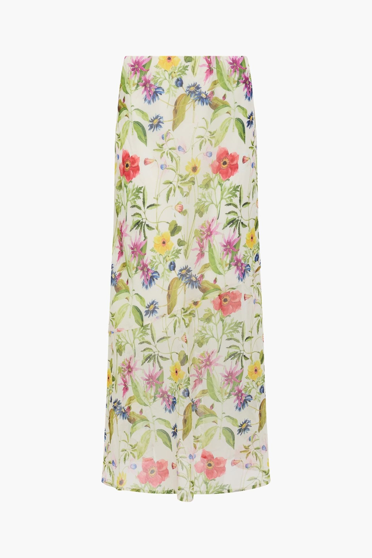 MONICA HALLIE MAXI SKIRT SUMMER WHT MLT 4