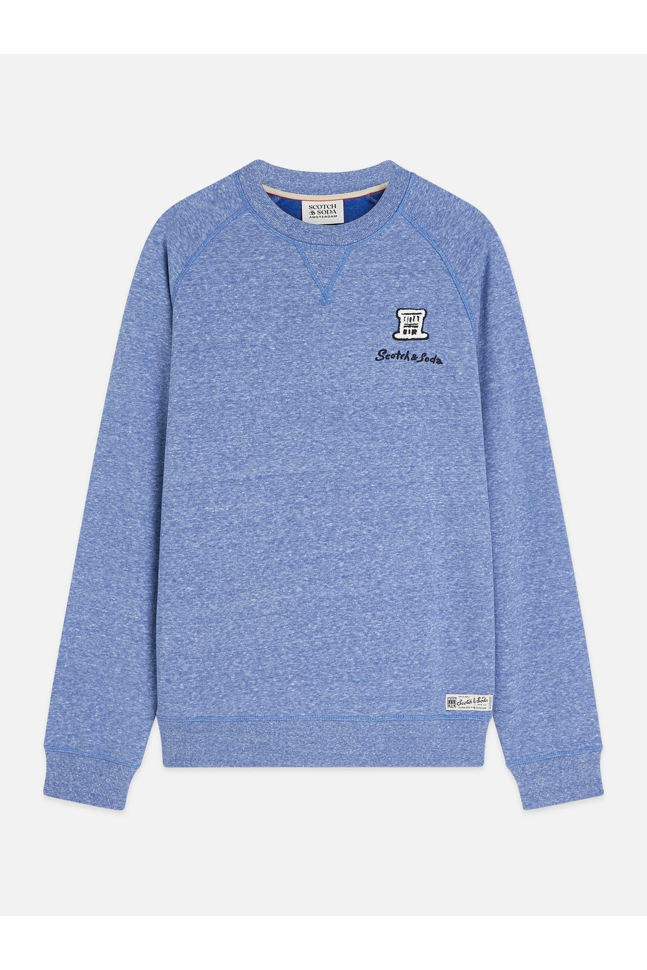 MELANGE REGULAR-FIT SWEATSHIRT ENSIGN BLUE MELANGE 4
