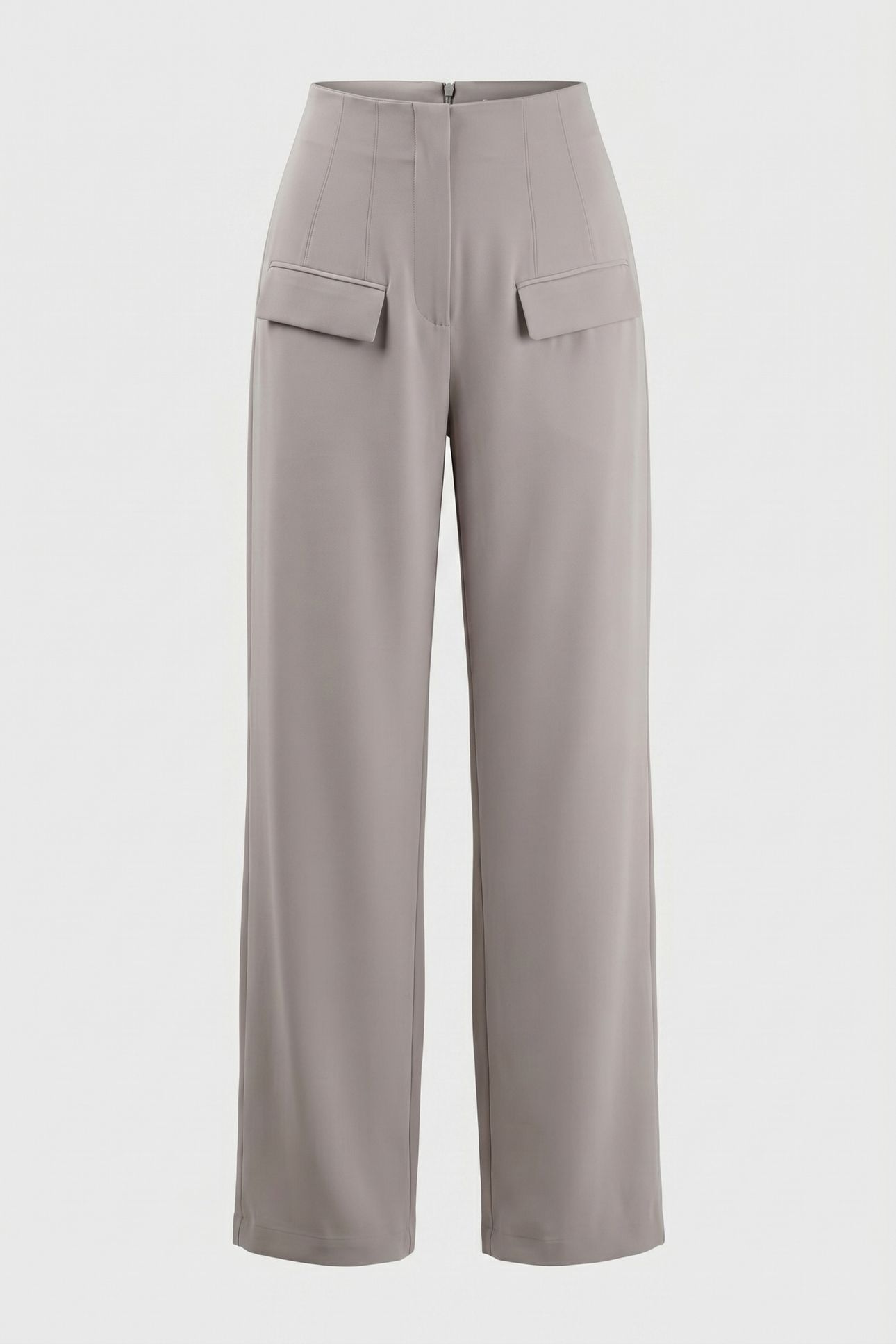 WIDE LEG TROUSERS GREY 5