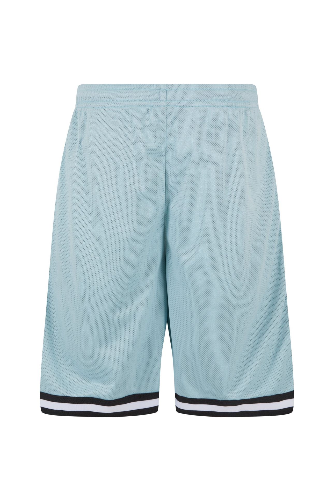 STRIPES MESH SHORTS OCEANBLUE/BLACK/WHITE 1