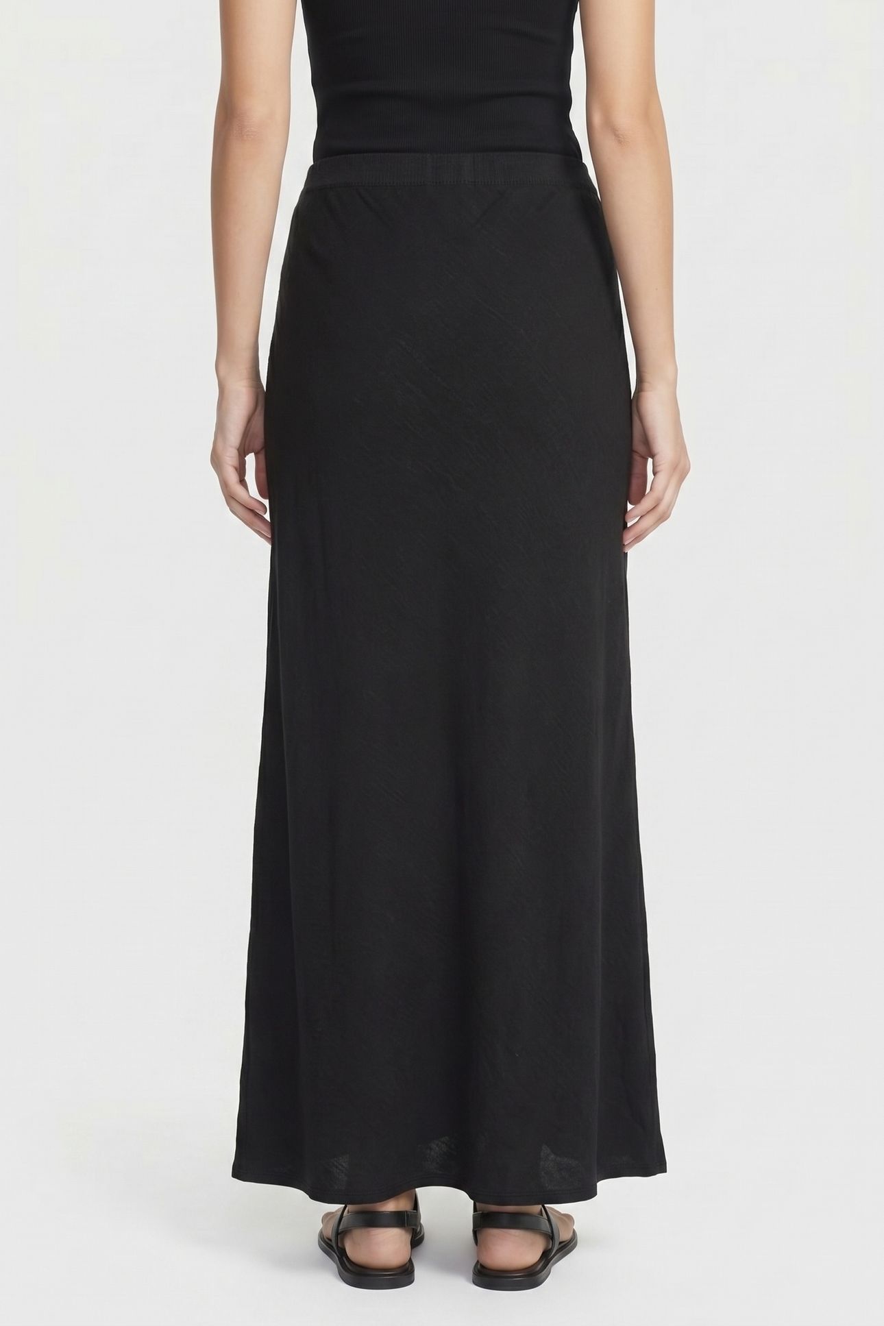 EVINA MAXI SKIRT BLACK 2