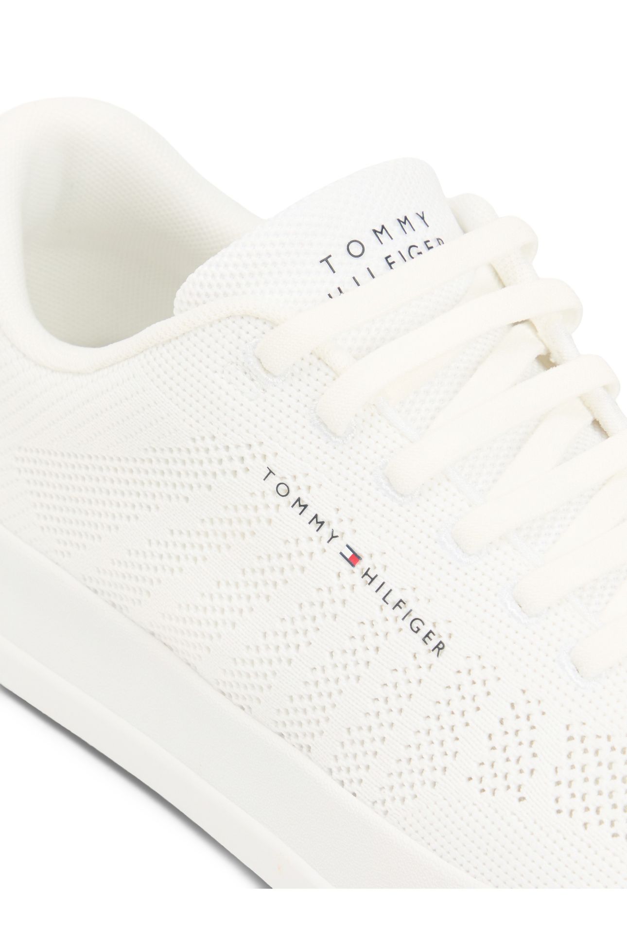 TH COURT KNIT SHOES WHITE 6