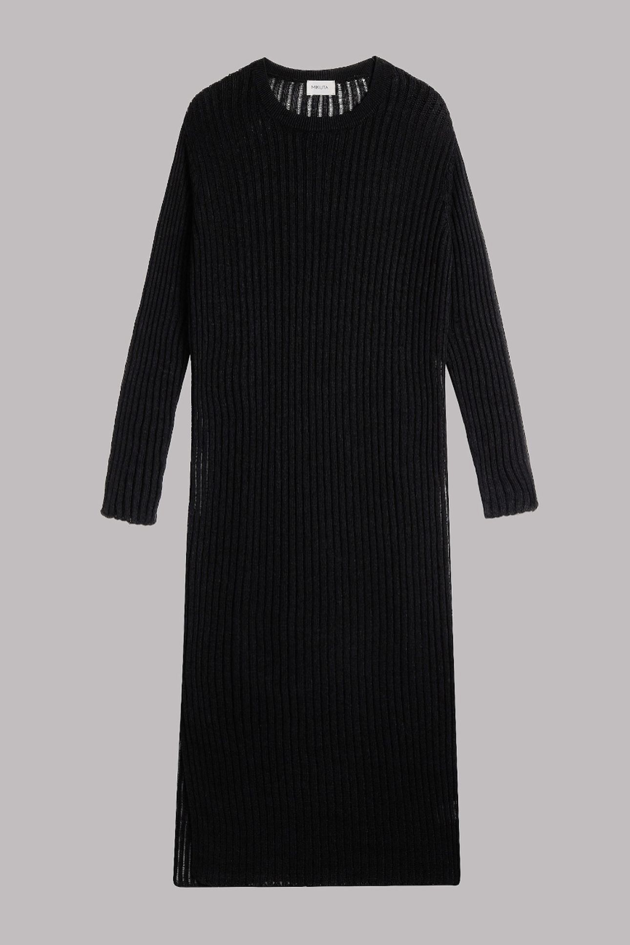THE BLACK OPEN LONGSLEEVE DRESS 3