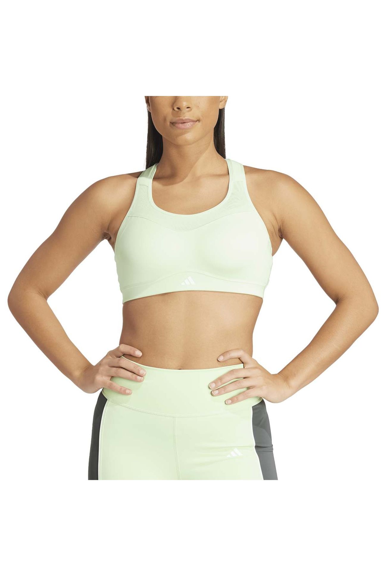 PERFORMANCE TLRD IMPACT TRAINING HIGH SUPPORT BRA SEMI GREEN 1