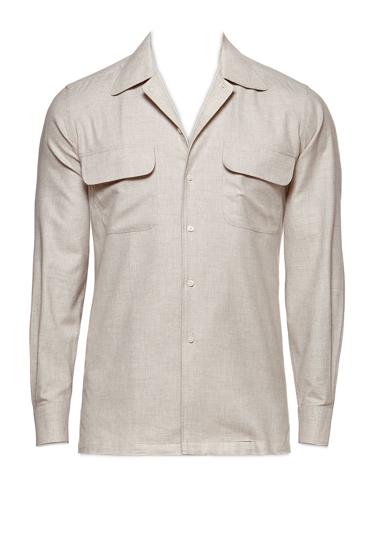 SAFARI FLANNEL CAMEL CASUAL SHIRTS SAND 7