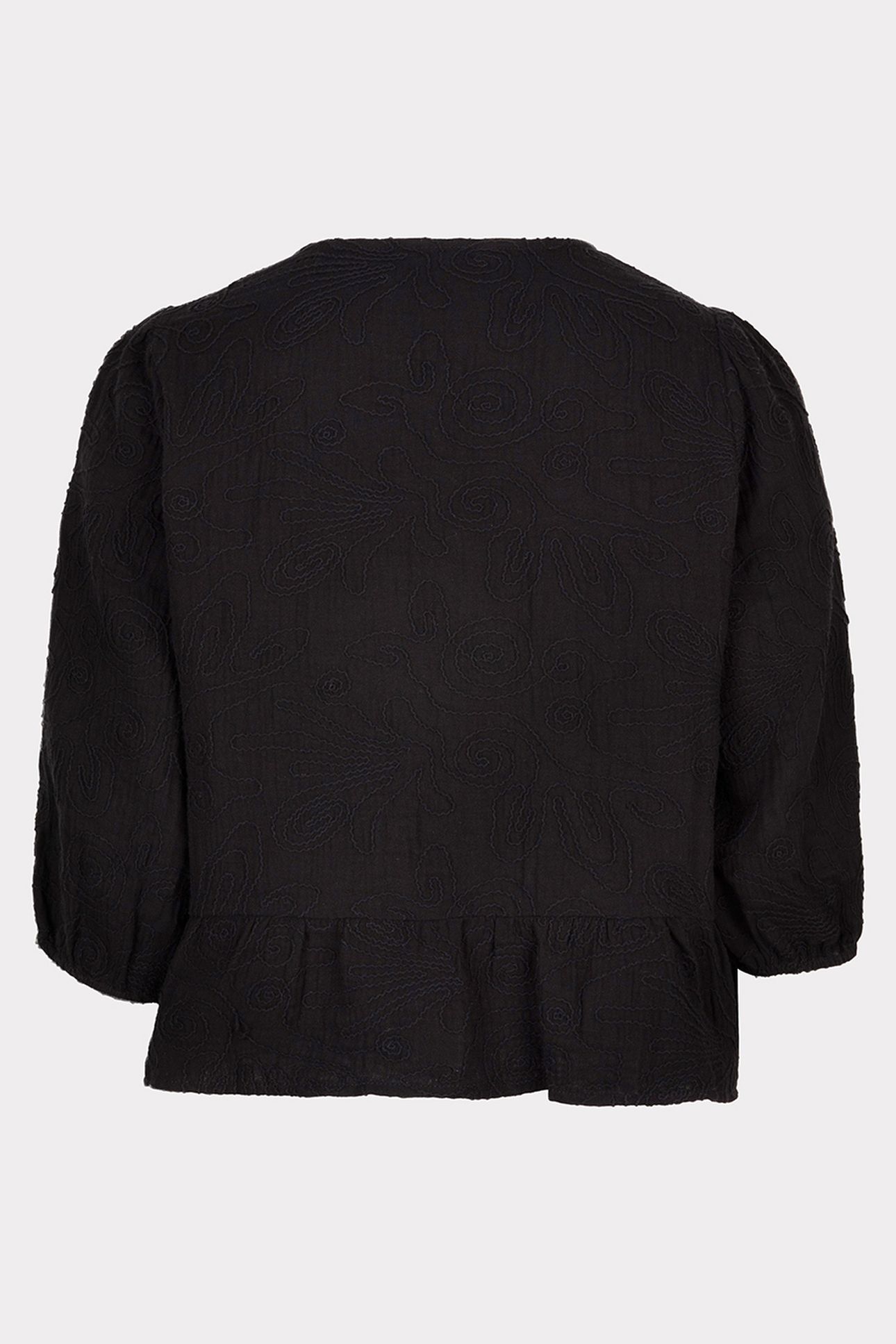 BLOUSE 3D EMBROIDERY BLACK 5