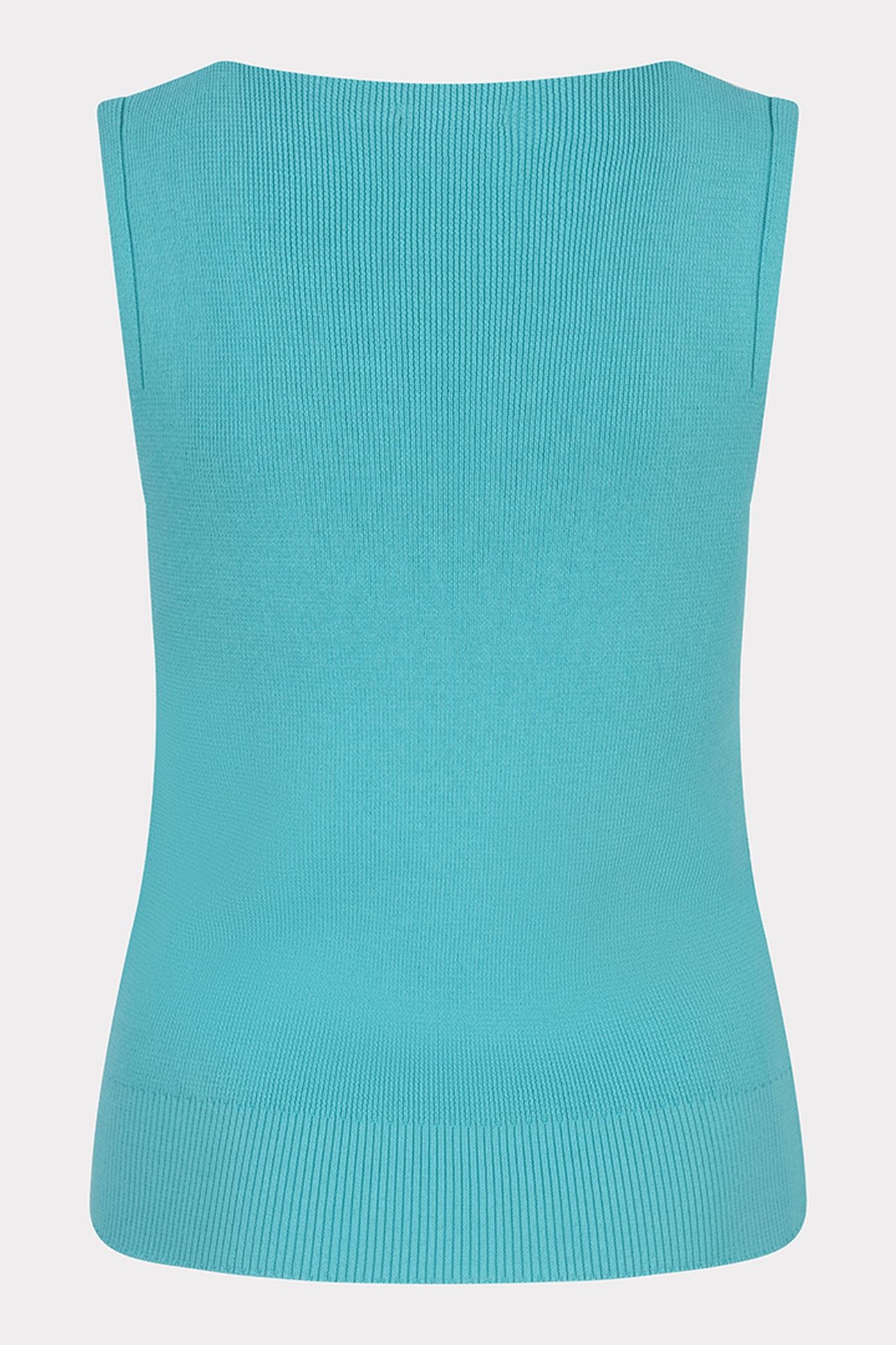 TOP RIB V-NECK LAGOON 5