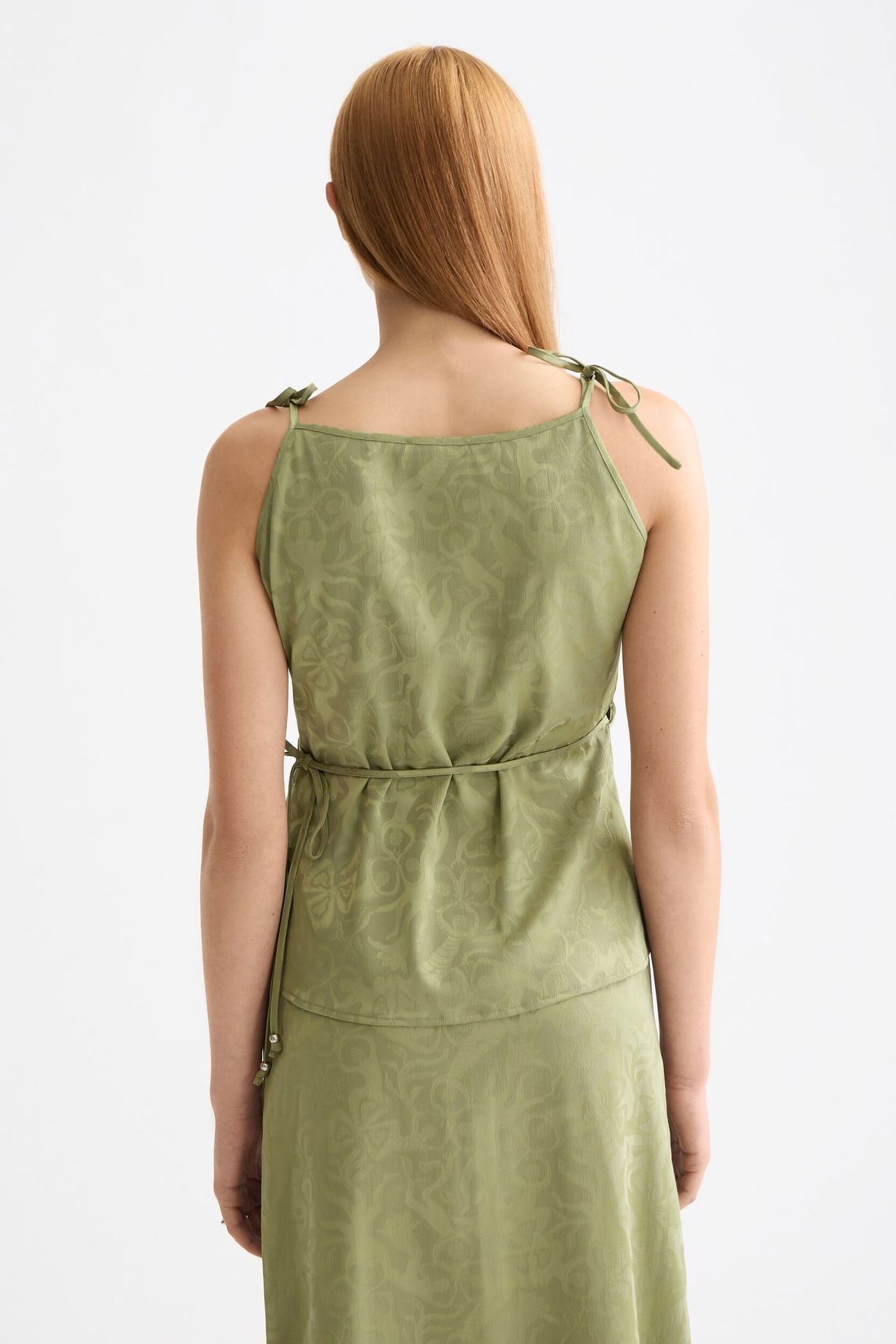 DRAPED WRAP TANK OIL GREEN 5