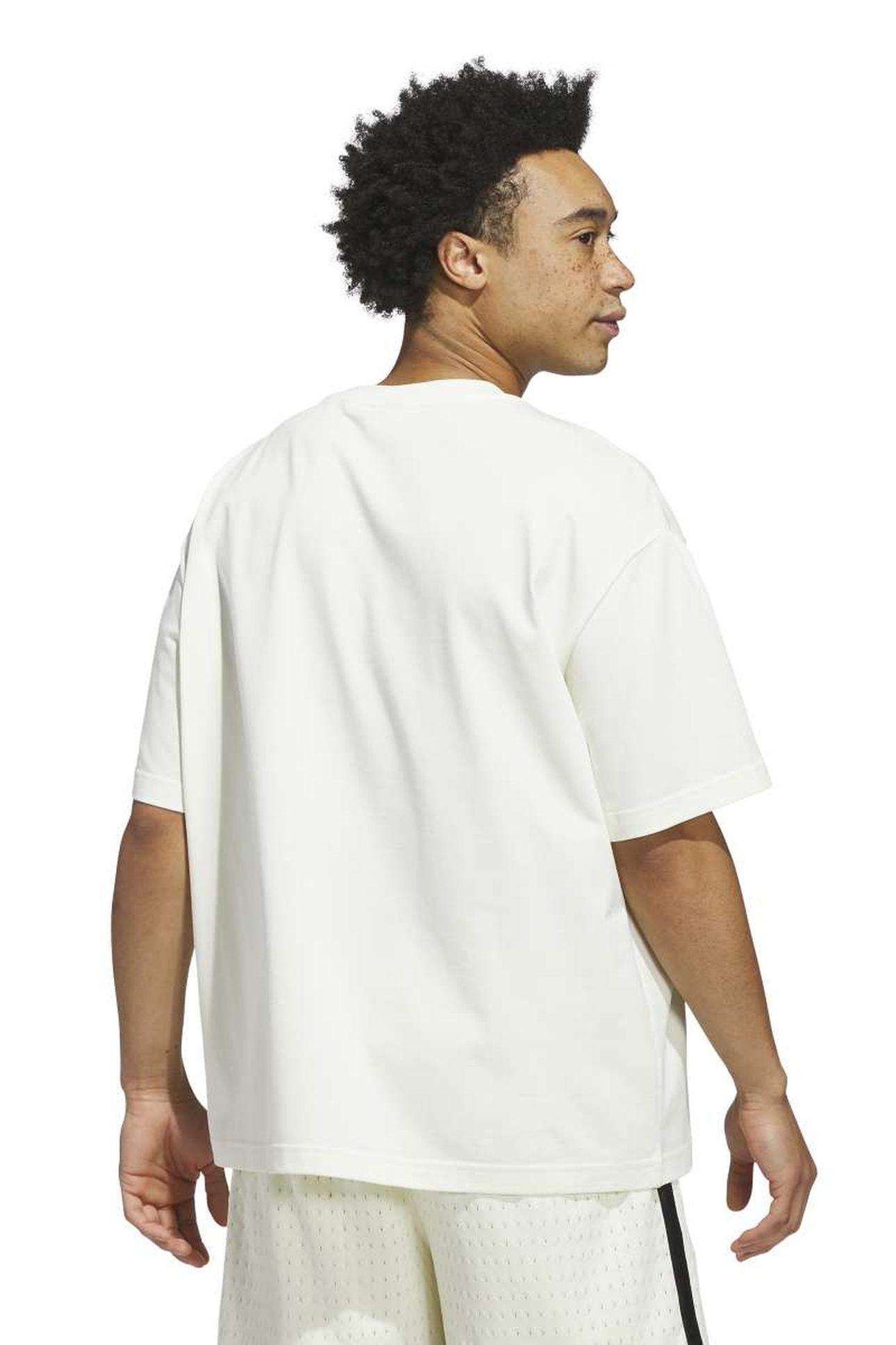 UNISEX ORIGINALS ORIGINALS BASKETBALL COURTSIDE TEE IVORY 5