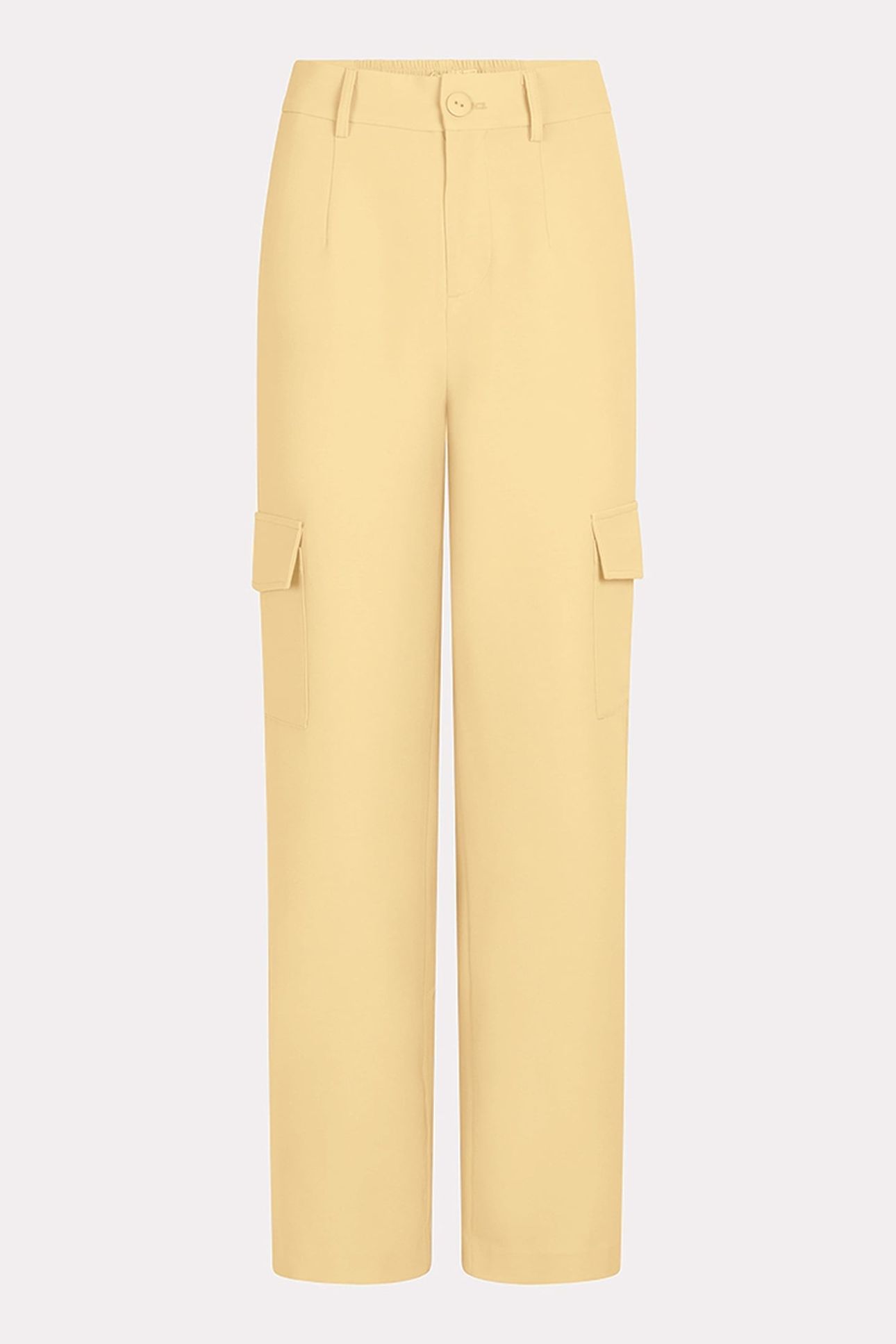 TROUSERS WIDE CARGO CITY YELLOW 1