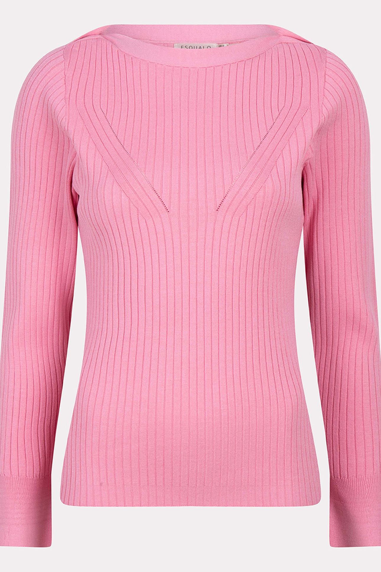 SWEATER RIB BASIC KNIT ROSE 5