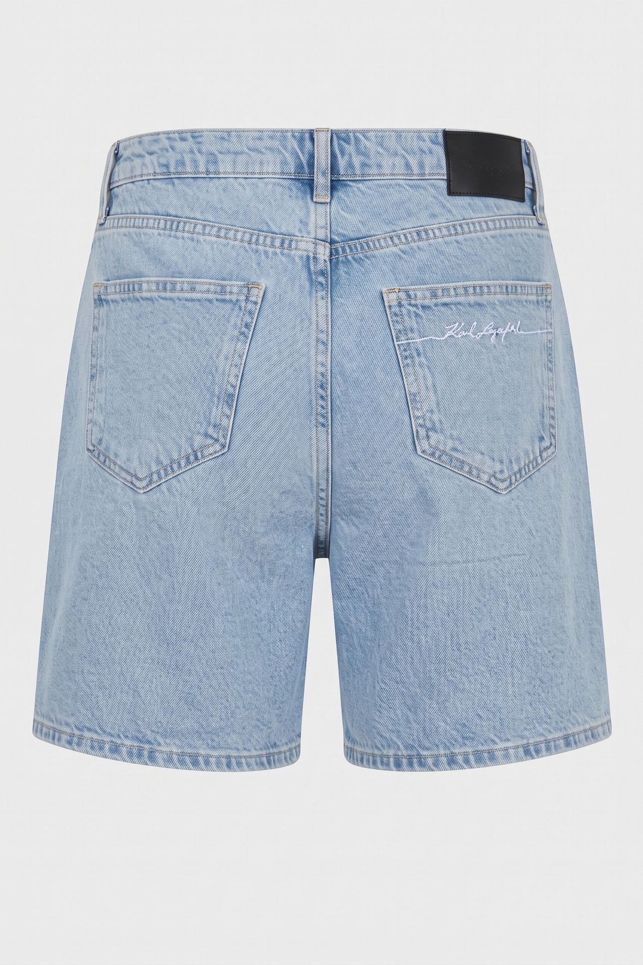 LINE SIGNATURE DENIM SHORTS LIGHT BLUE 3