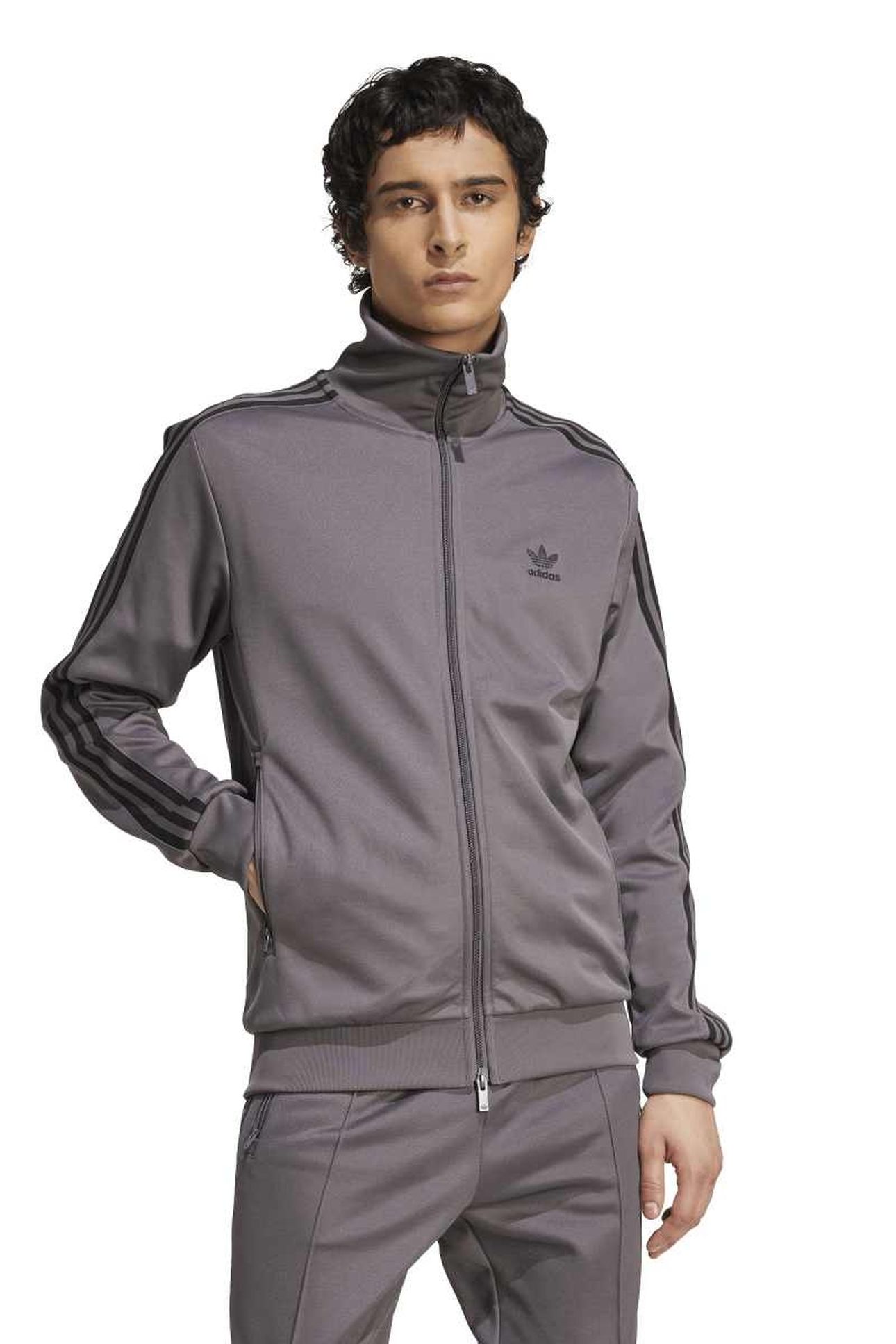 UNISEX ORIGINALS ADICOLOR CLASSICS TRACK TOP GREY STRATA 1