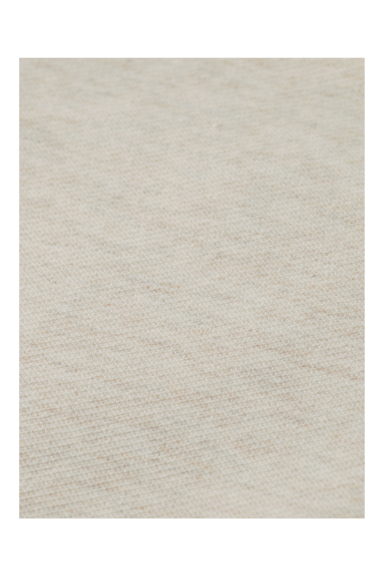 MOTT - TAILORED KNITTED YARN DYED CHINO OFF WHITE MELANGE 7